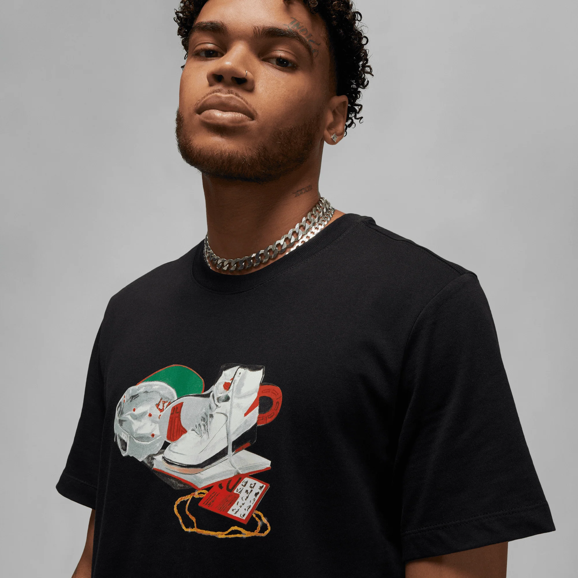 Air Jordan Artist Series By Jacob Rochester Mens SS Tee - Image 4
