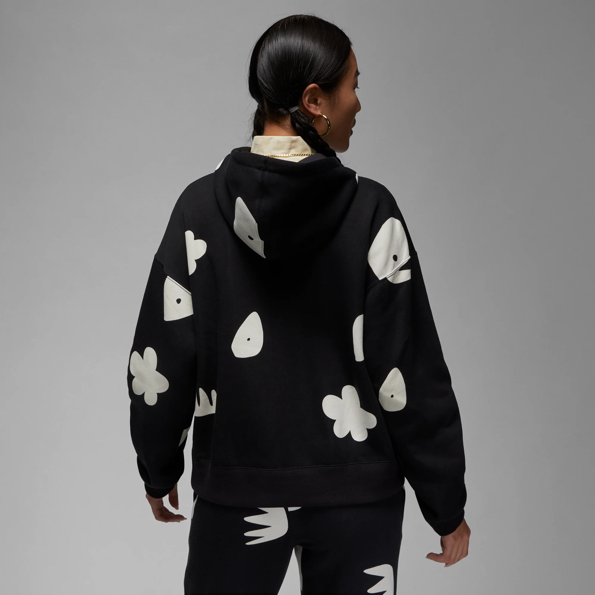 Air Jordan Artist Series by Mia Lee Womens Fleece Hoodie - Image 2