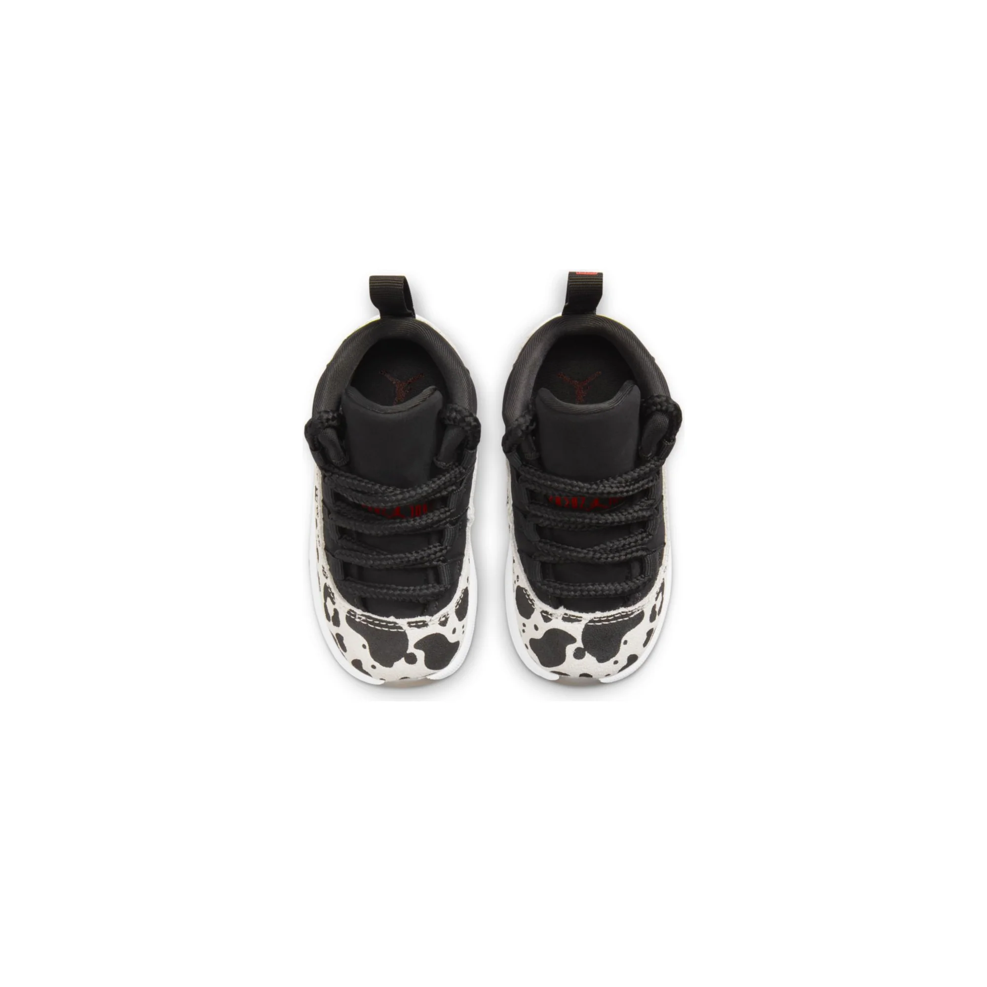 Air Jordan Infants 11 Retro TD Shoes 'Black/Gym Red' - Image 4