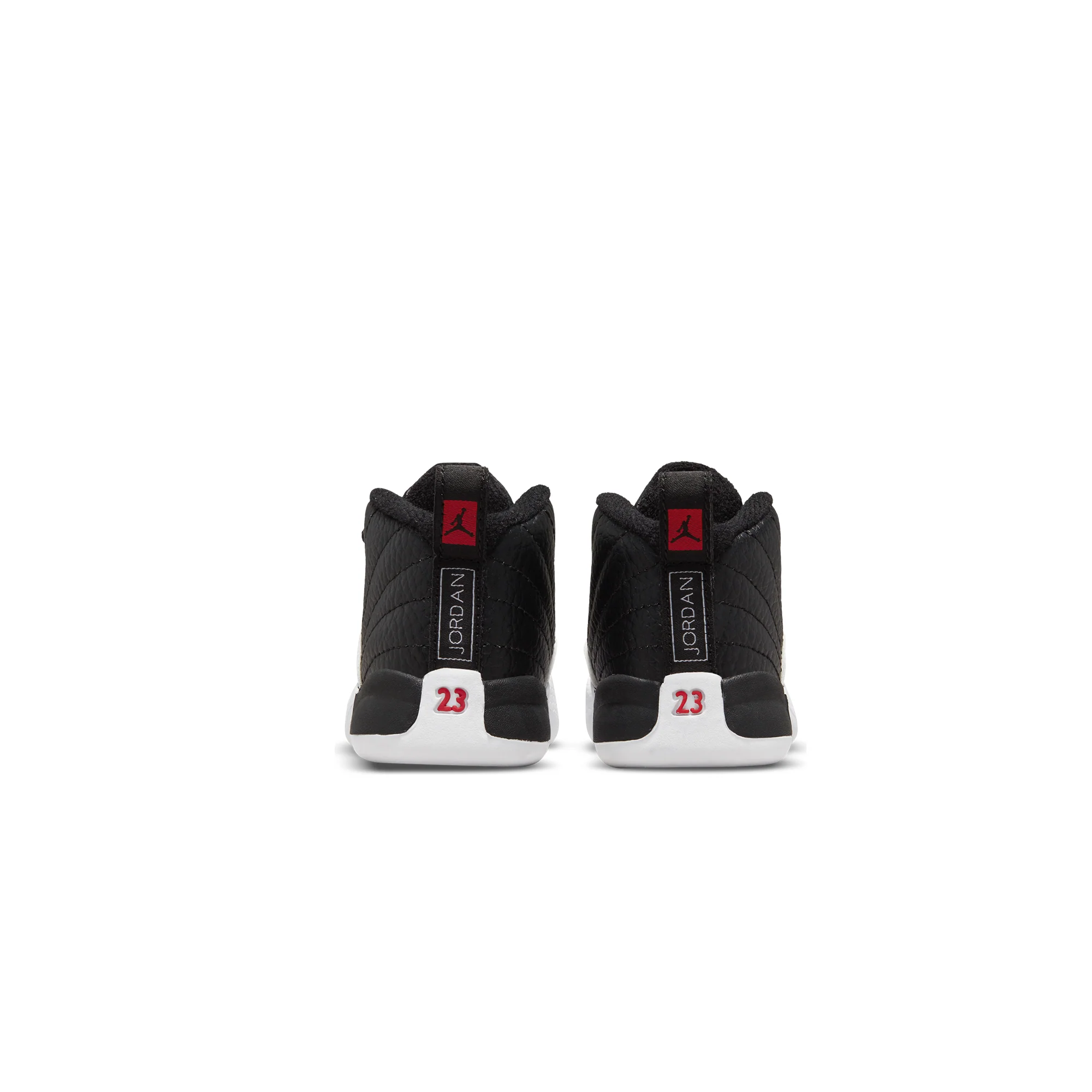 Air Jordan Infants 12 Retro Shoes 'Black/Varsity Red' - Image 3