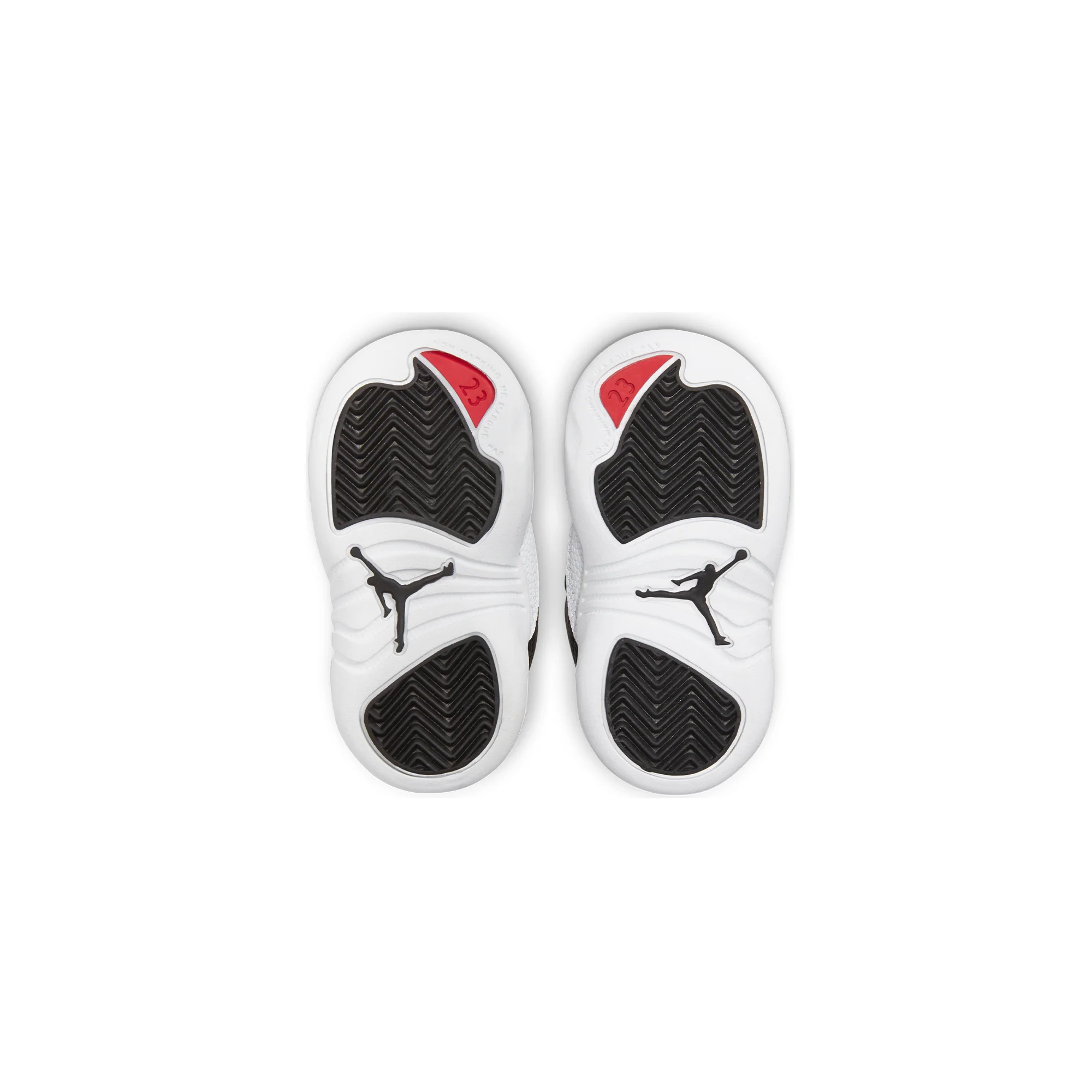 Air Jordan Infants 12 Retro Shoes 'Black/Varsity Red' - Image 4