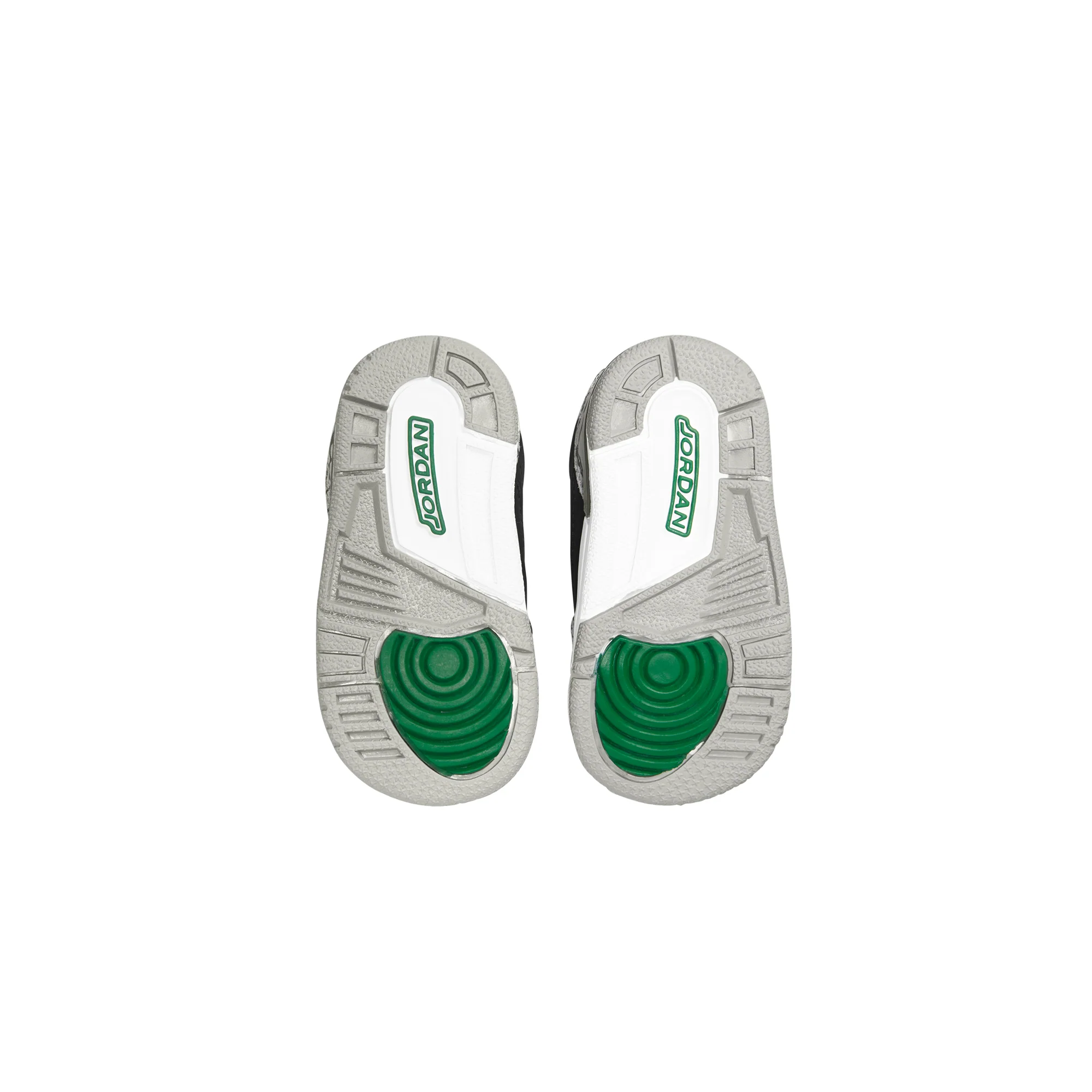 Air Jordan Infants Retro 3 TD Shoes 'Black/Pine Green' - Image 4