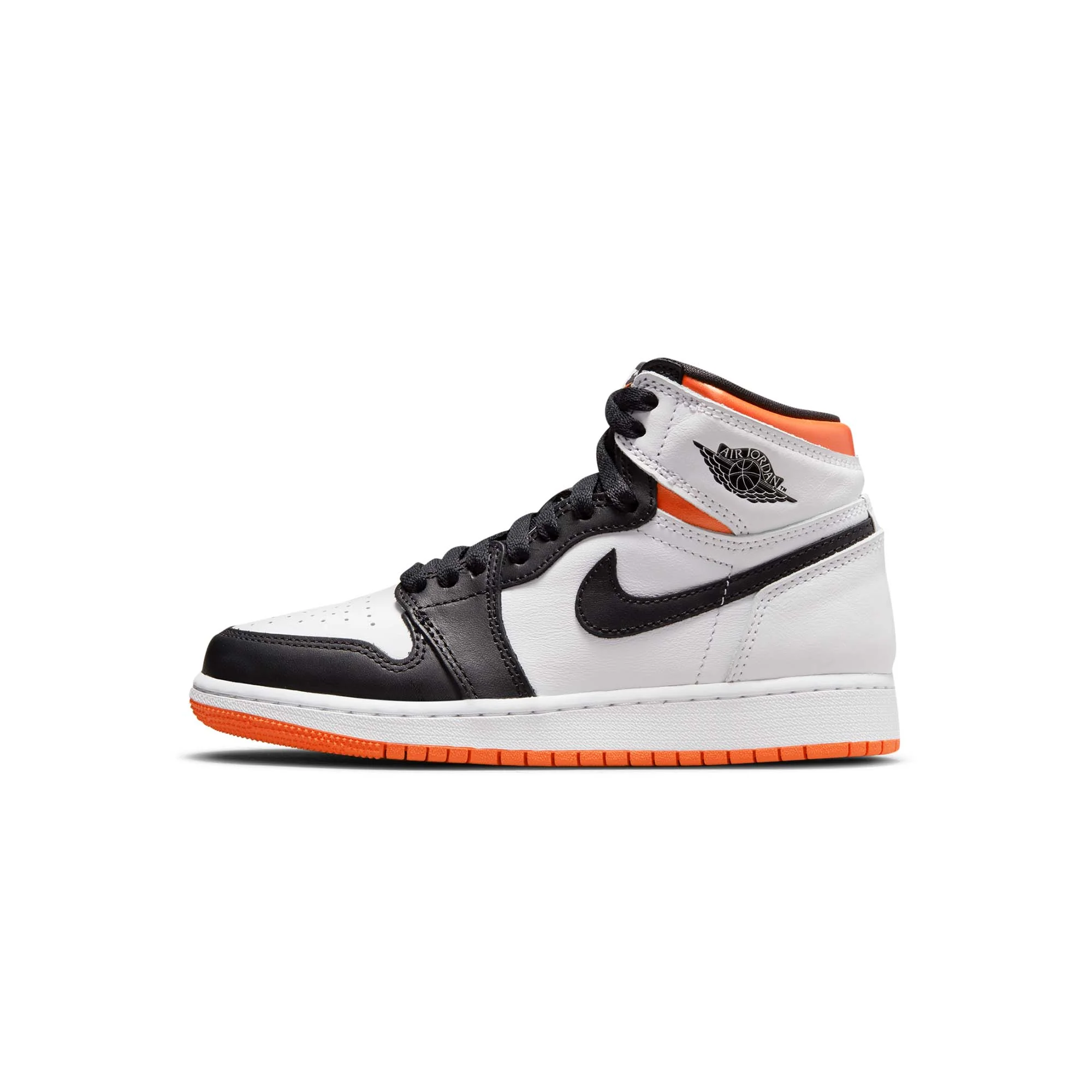 Air Jordan Kids 1 Retro High OG Electro Orange Shoes