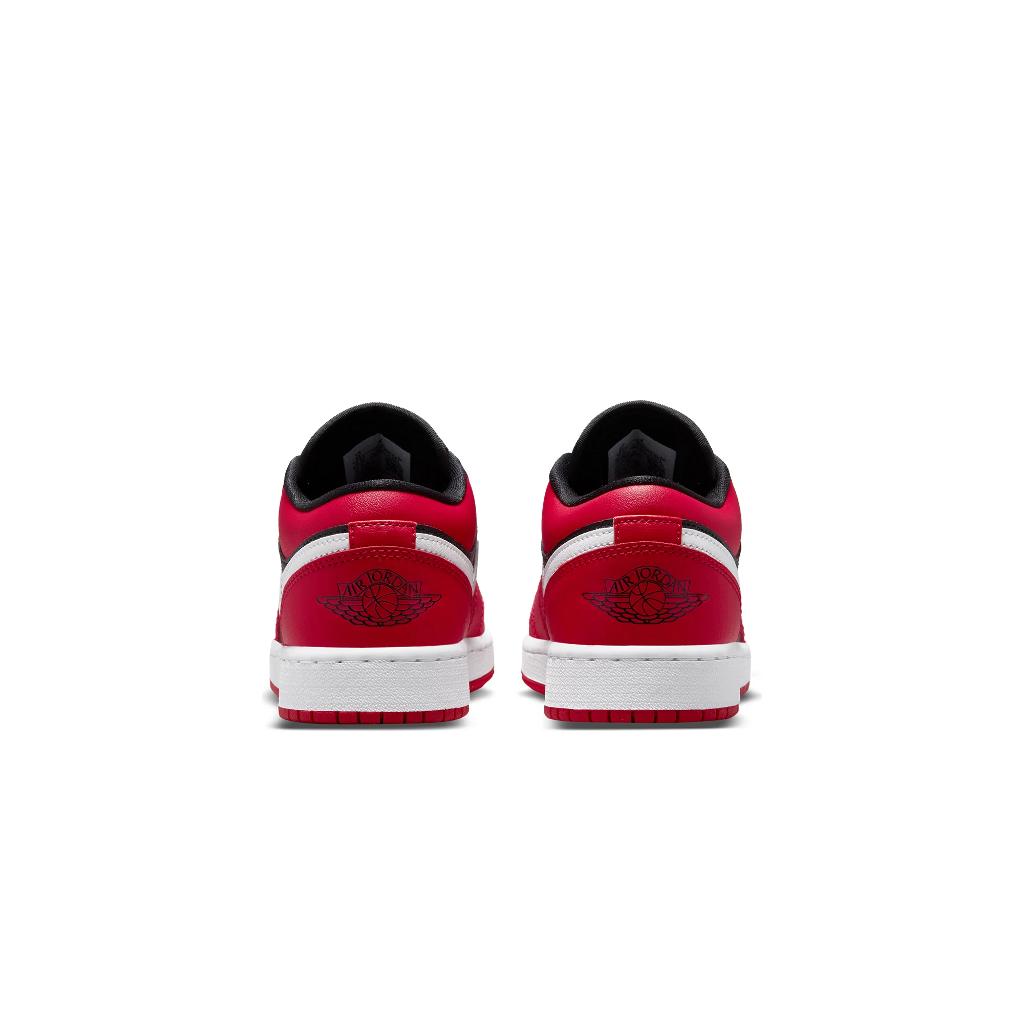Air Jordan Kids 1 Low GS Shoes Black/White/Very Berry - Image 3