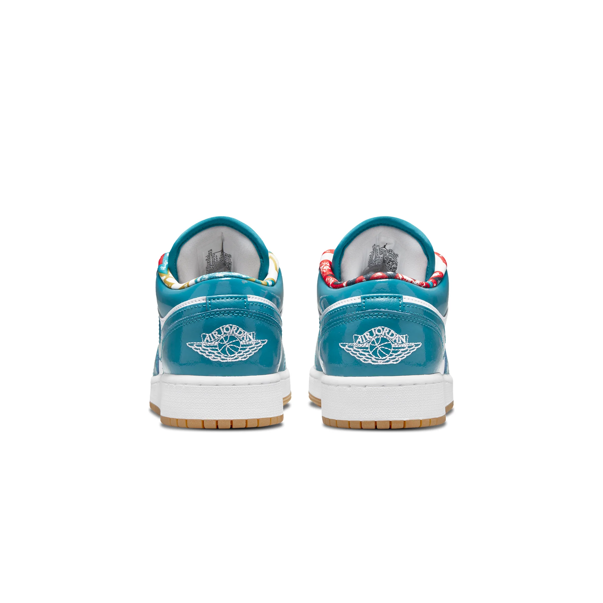 Air Jordan Kids 1 Low SE GS Shoes 'Cyber Teal' - Image 3