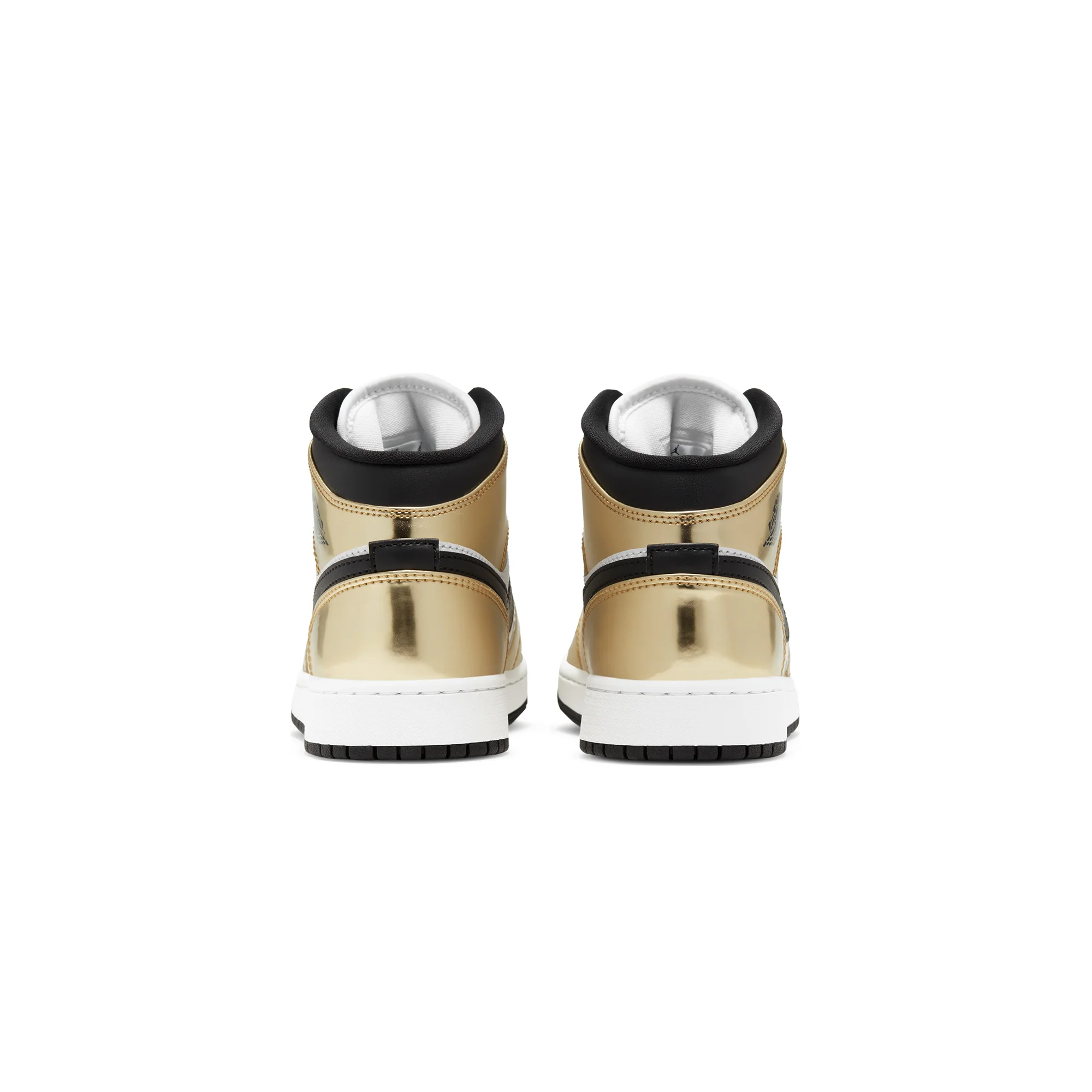 Air Jordan Youth Jordan 1 Mid SE 'Metallic Gold' Shoes - Image 3