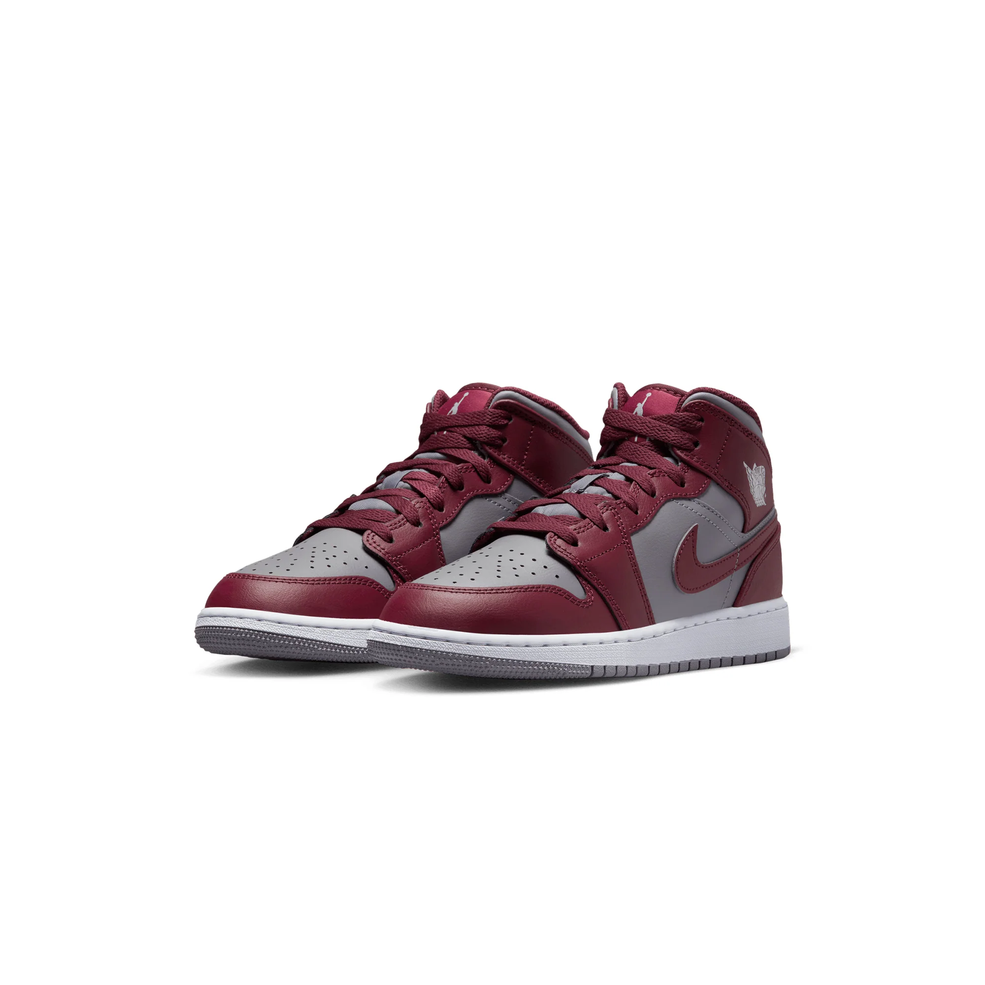 Air Jordan Kids 1 Mid Shoes - Image 2