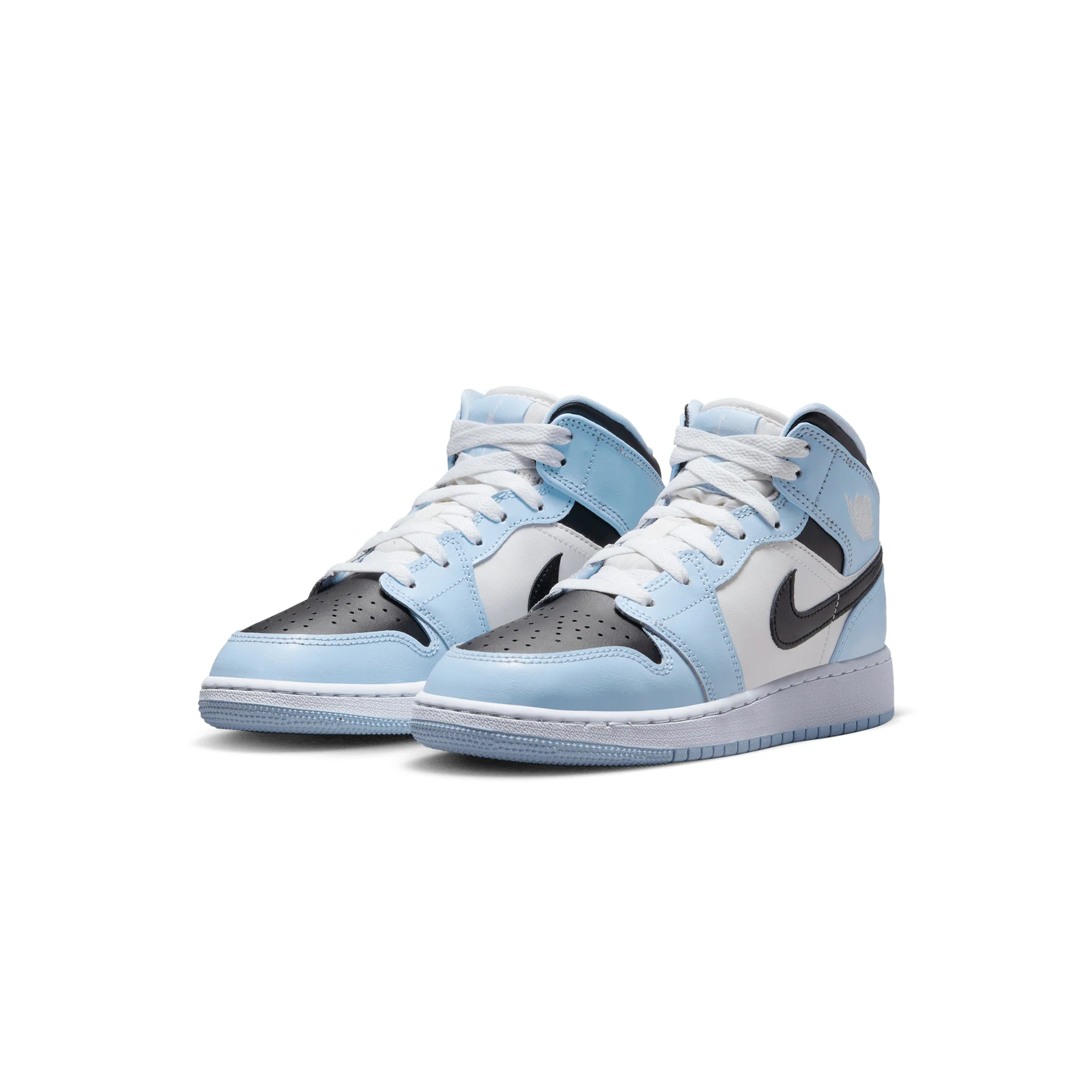 Air Jordan Kids 1 Mid Shoes - Image 2
