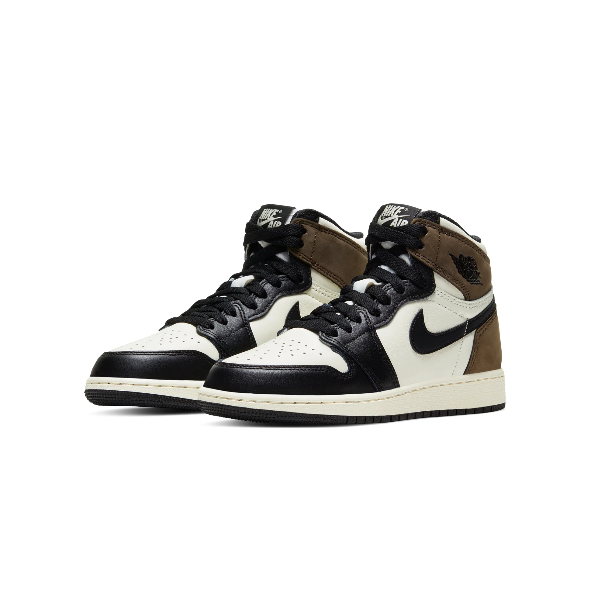 Air Jordan Kids 1 Retro High OG Mocha Shoes - Image 2