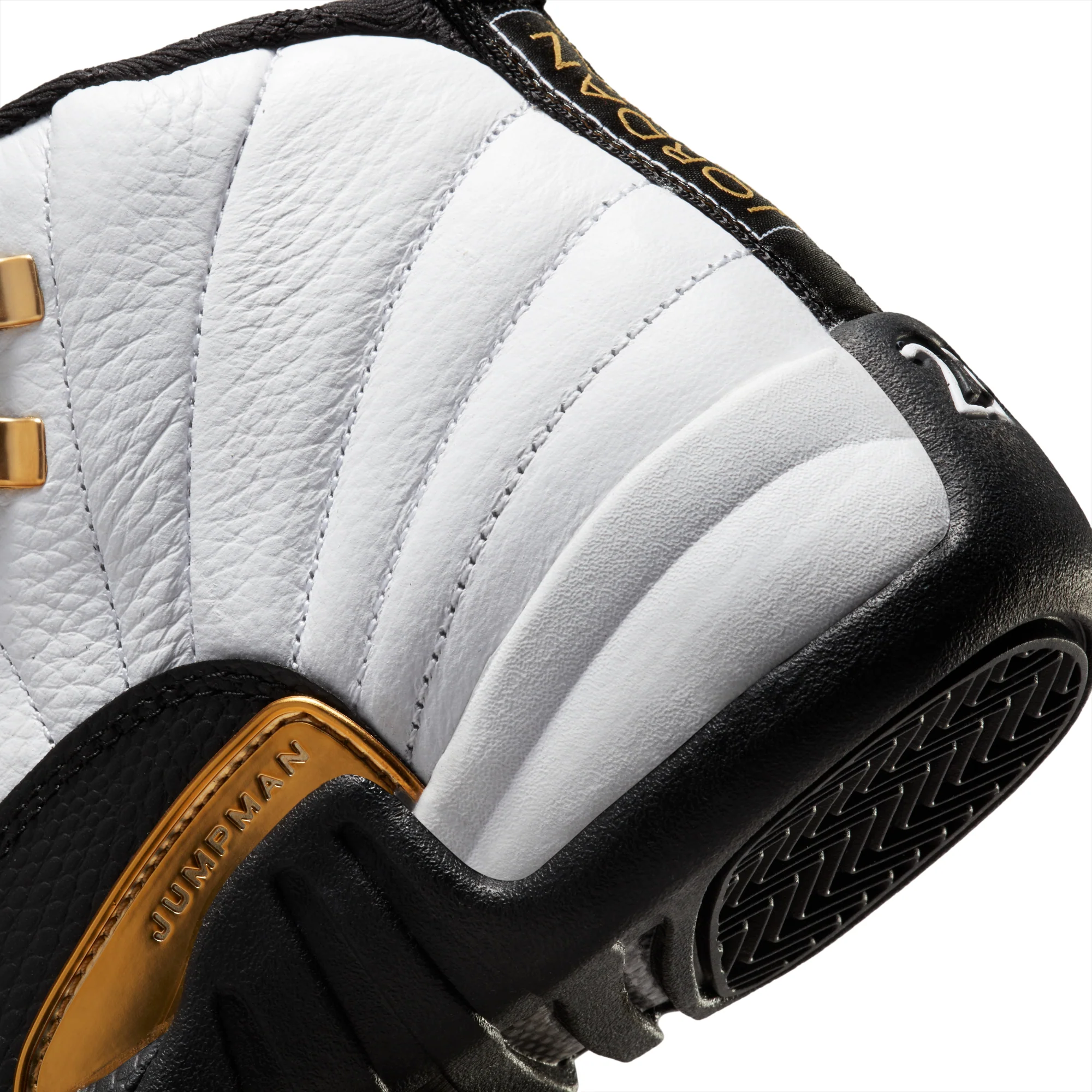 Air Jordan Kids 12 Retro GS Shoes 'White/Metallic Gold' - Image 4