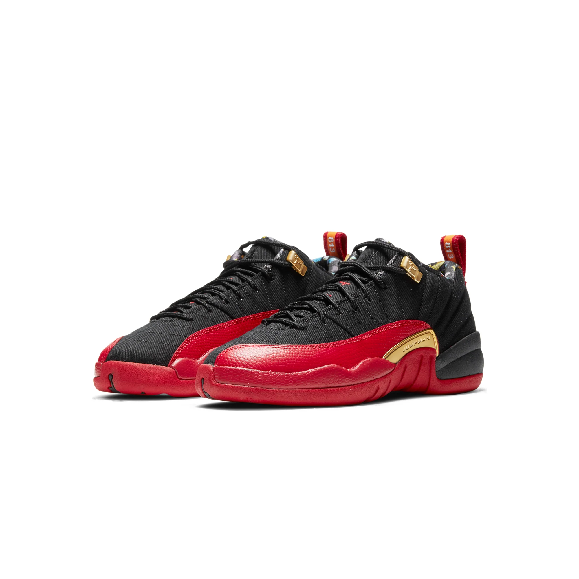 Air Jordan 12 Youth Retro Low 'Superbowl' Shoes - Image 2