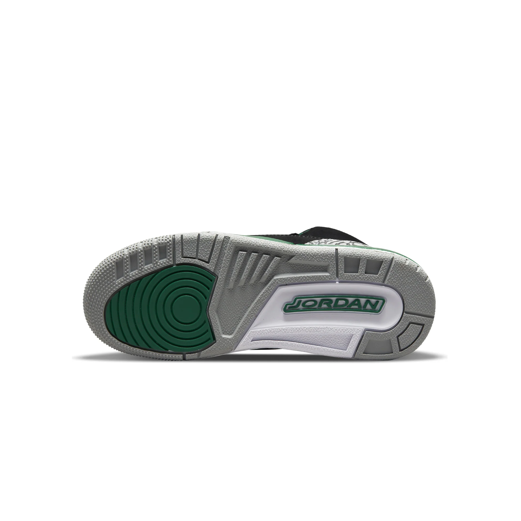 Air Jordan Kids 3 Retro GS Shoes 'Black/Pine Green' - Image 4