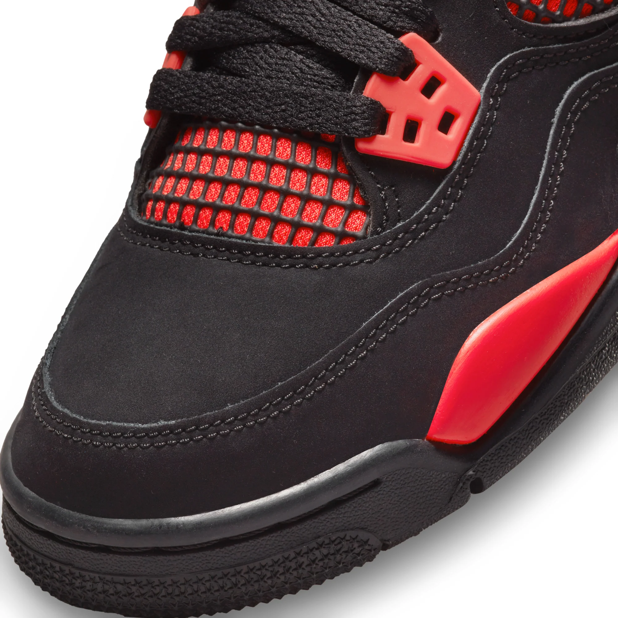 Air Jordan Kids 4 Retro Crimson Shoes - Image 4