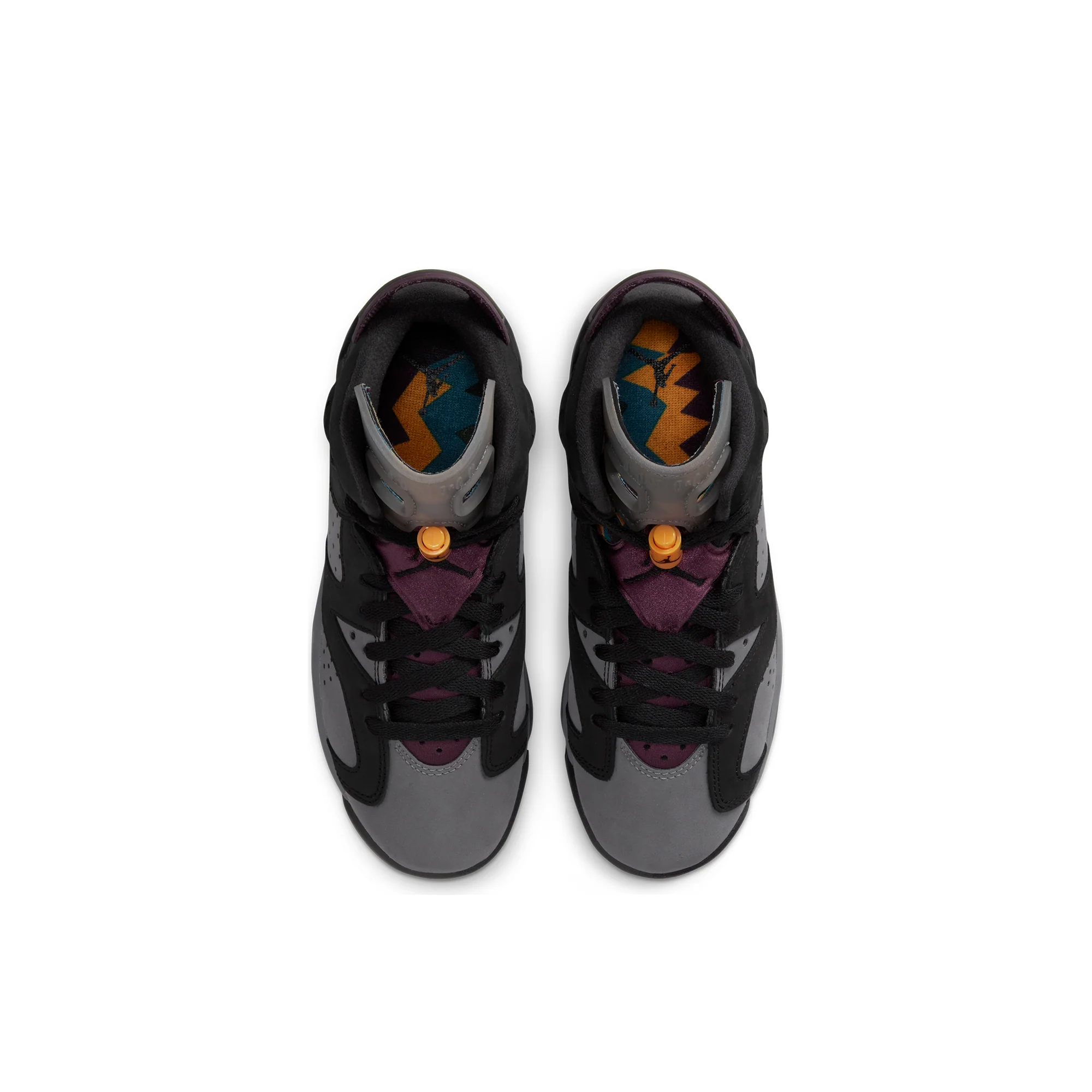 Air Jordan Kids 6 Retro GS Shoes 'Black/Bordeaux' - Image 4