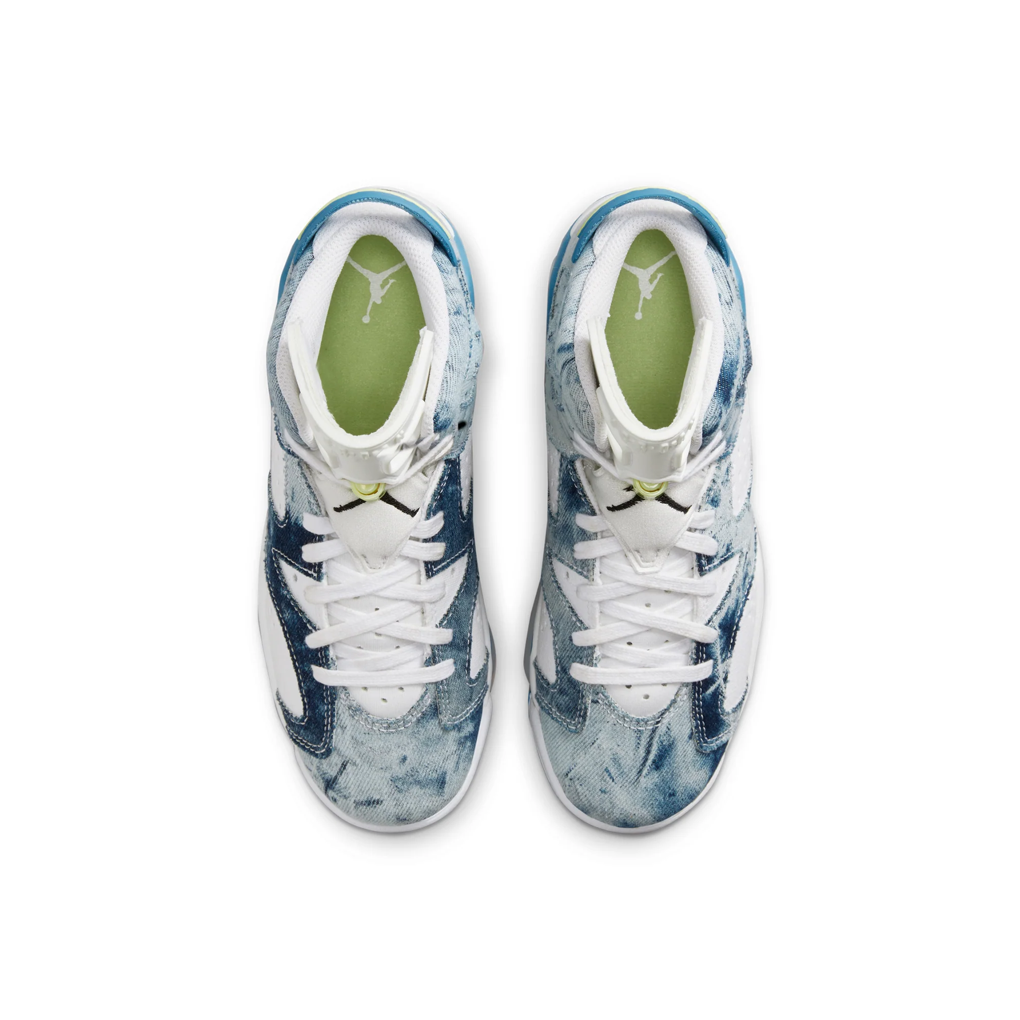 Air Jordan Kids 6 Retro Shoes Dutch Blue - Image 4