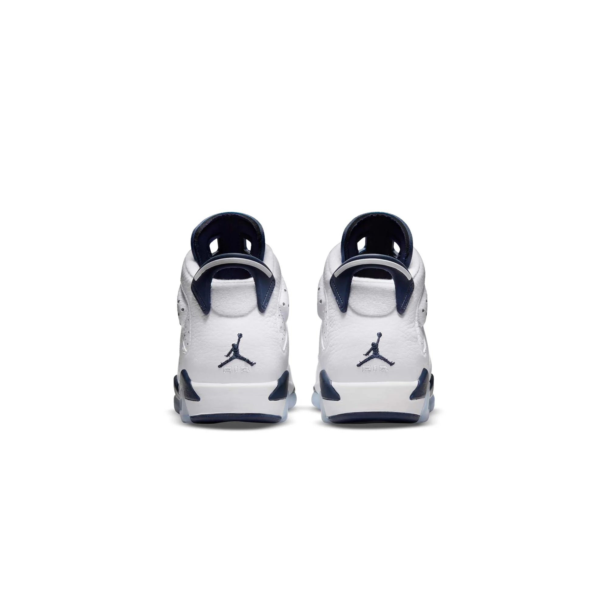 Air Jordan Kids 6 Retro GS Shoes 'White/Midnight Navy' - Image 3