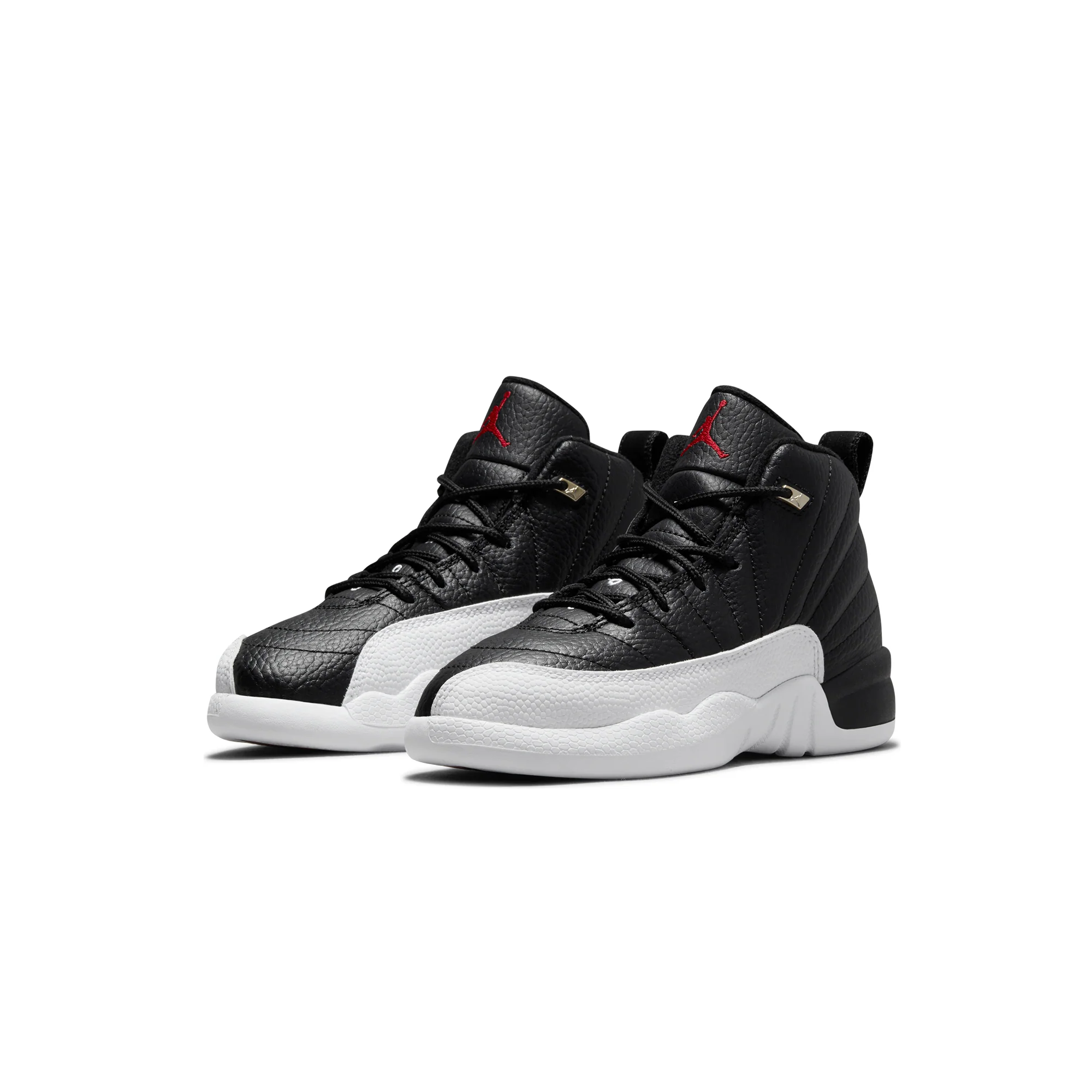 Air Jordan Little Kids 12 Retro Shoes 'Black/Varsity Red' - Image 2