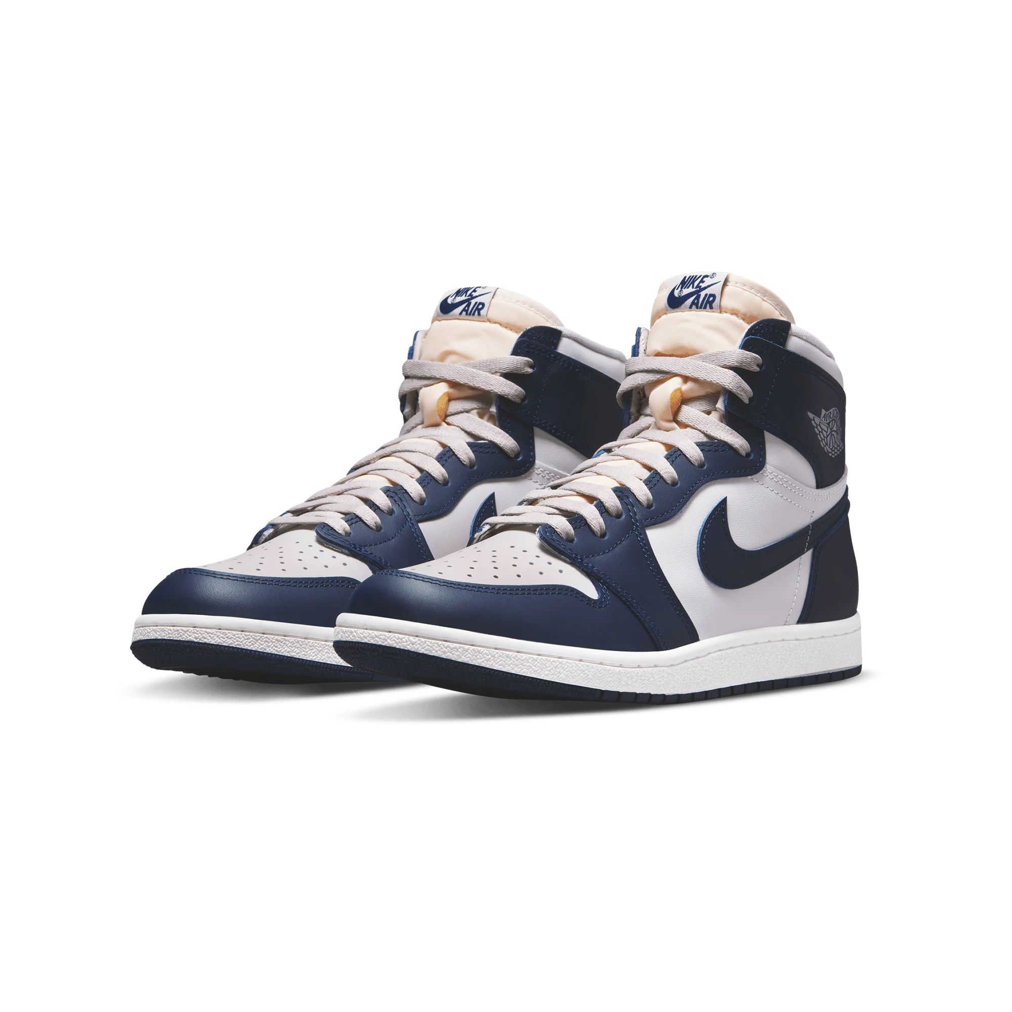 Air Jordan Mens 1 High '85 College Navy Shoes - Image 2