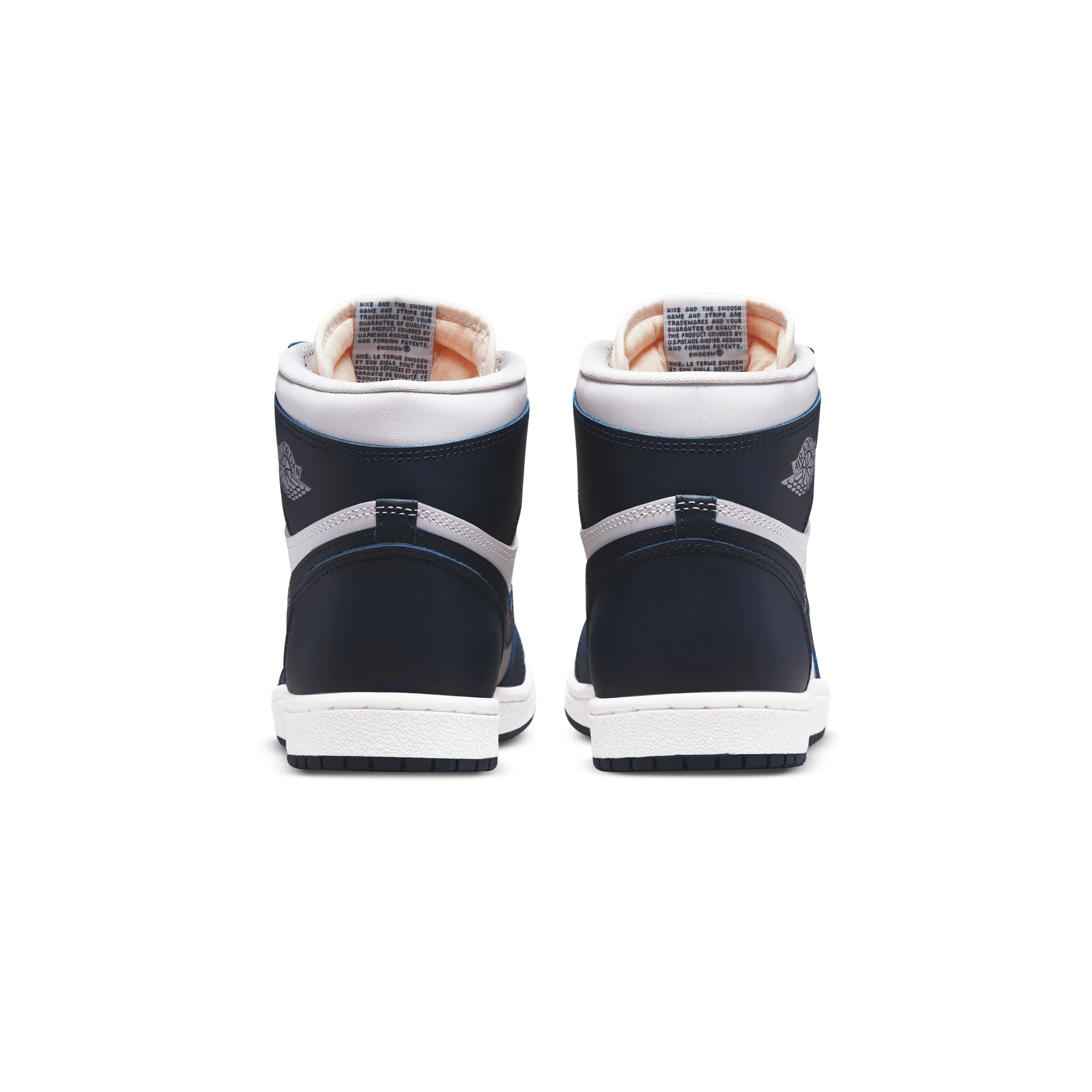 Air Jordan Mens 1 High '85 College Navy Shoes - Image 3