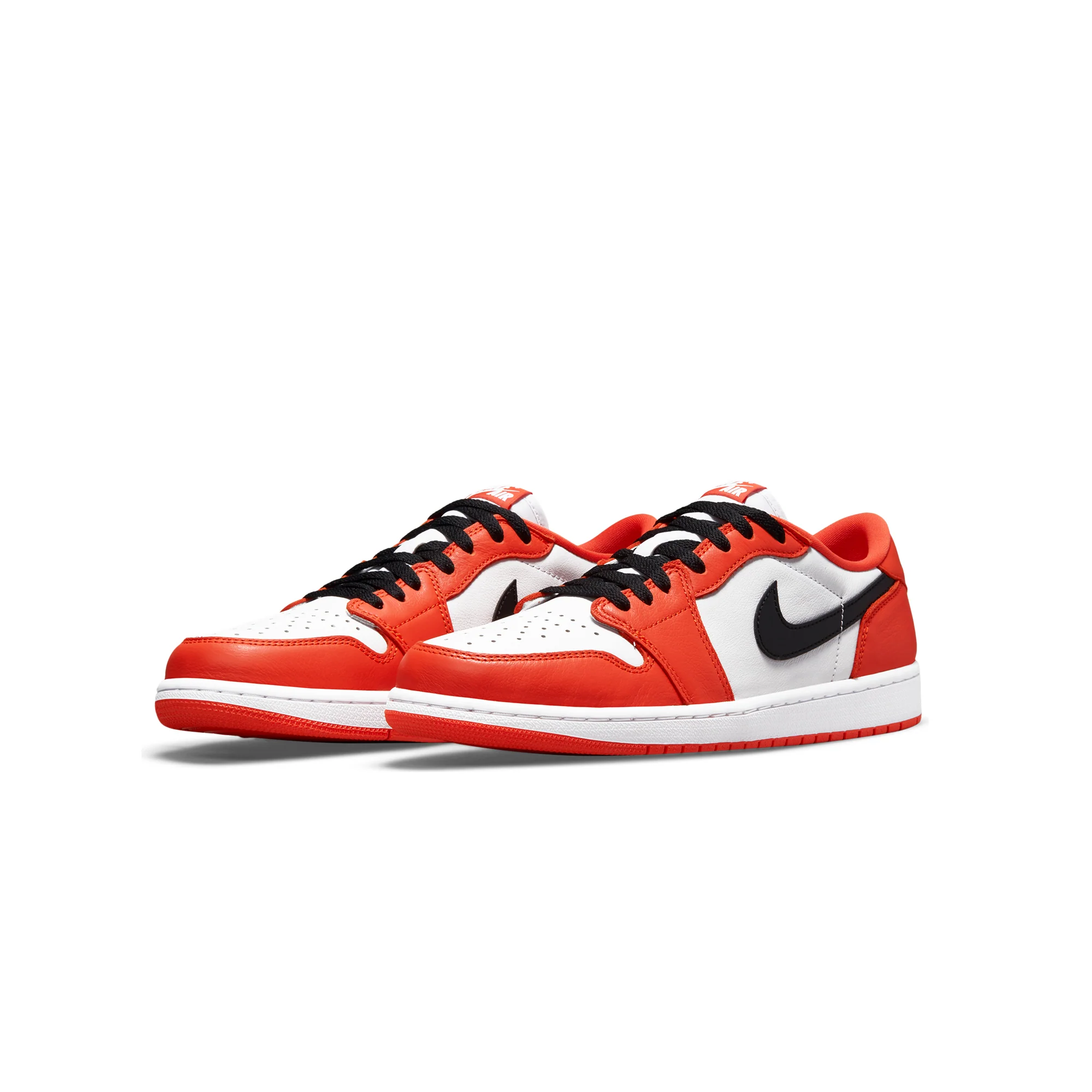 Air Jordan Mens 1 Low OG Starfish Shoes - Image 2