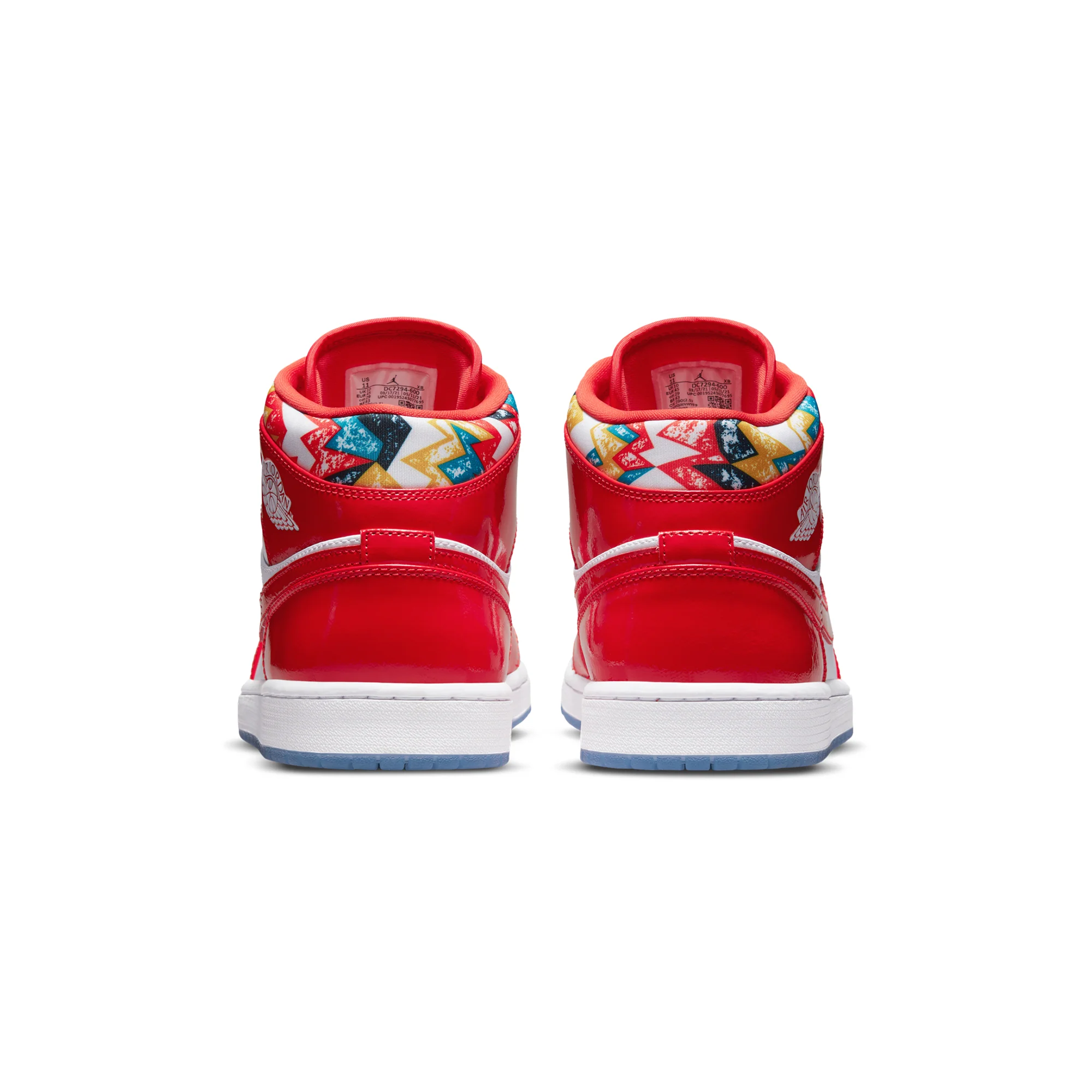 Air Jordan Mens 1 Mid SE Shoes 'Chile Red' - Image 3