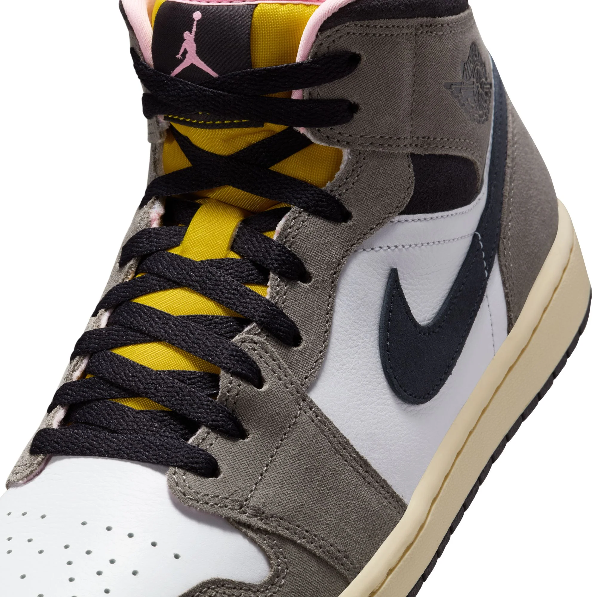 Air Jordan Mens 1 Mid SE Shoes - Image 4