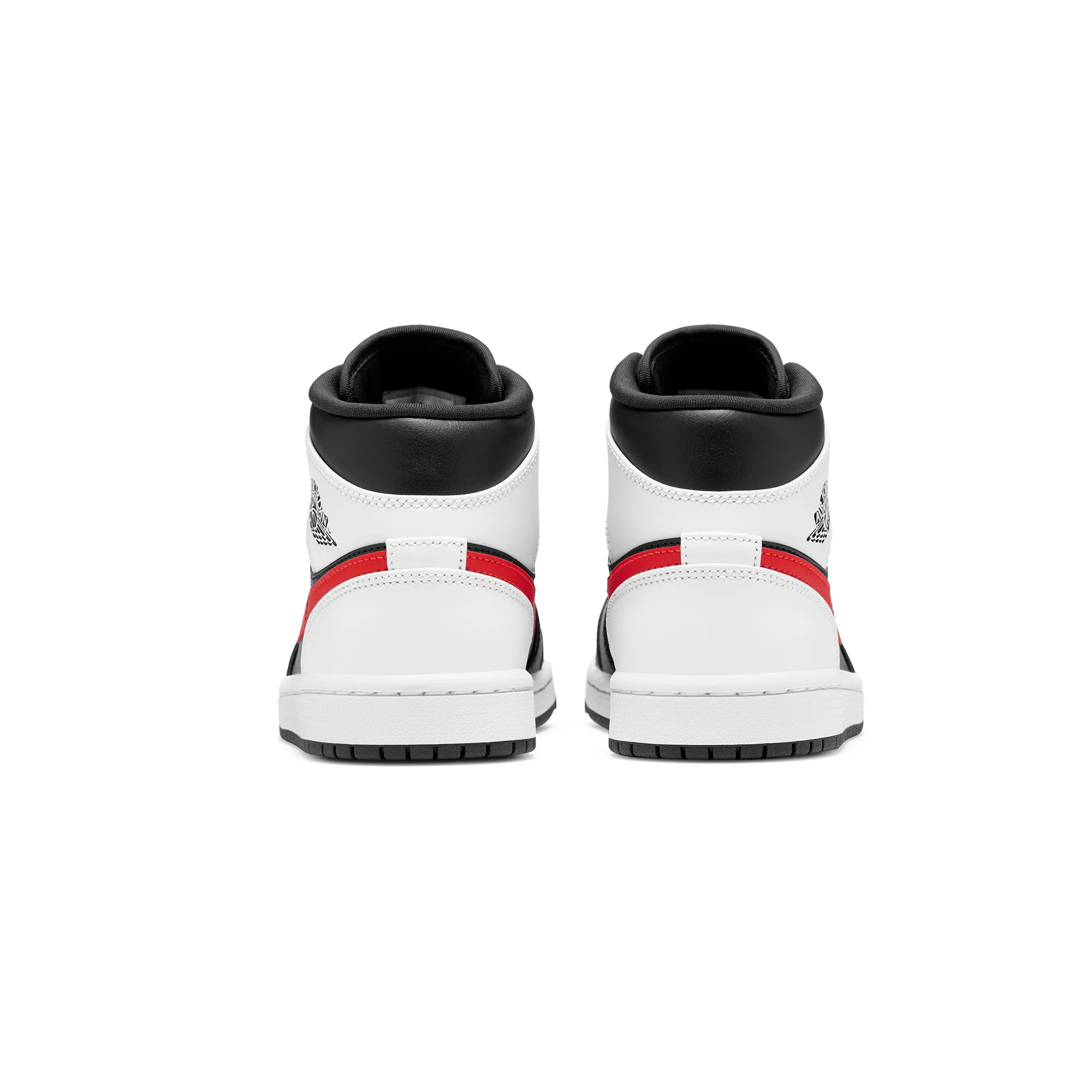 Air Jordan 1 Mens Mid 'Chile Red' Shoes - Image 3