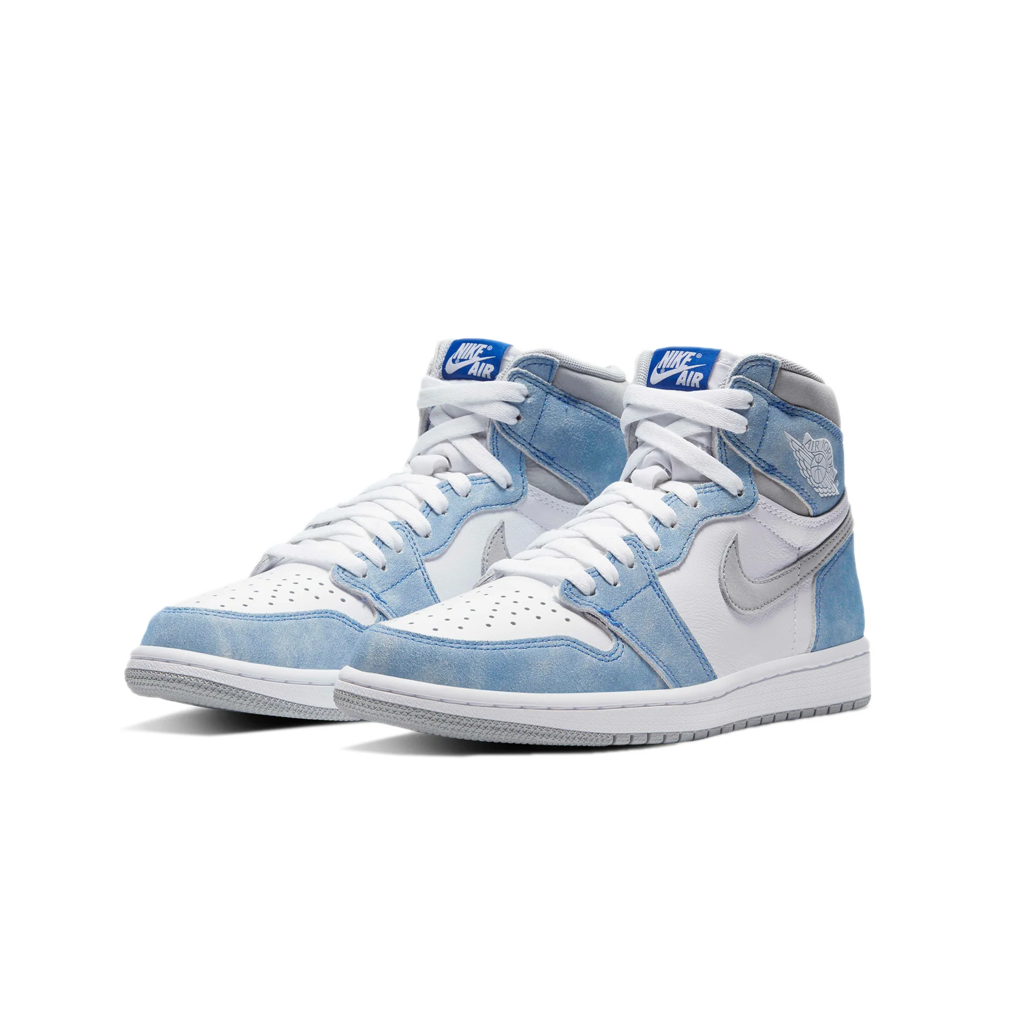 Air Jordan Mens 1 High Hyper Royal Shoes - Image 2
