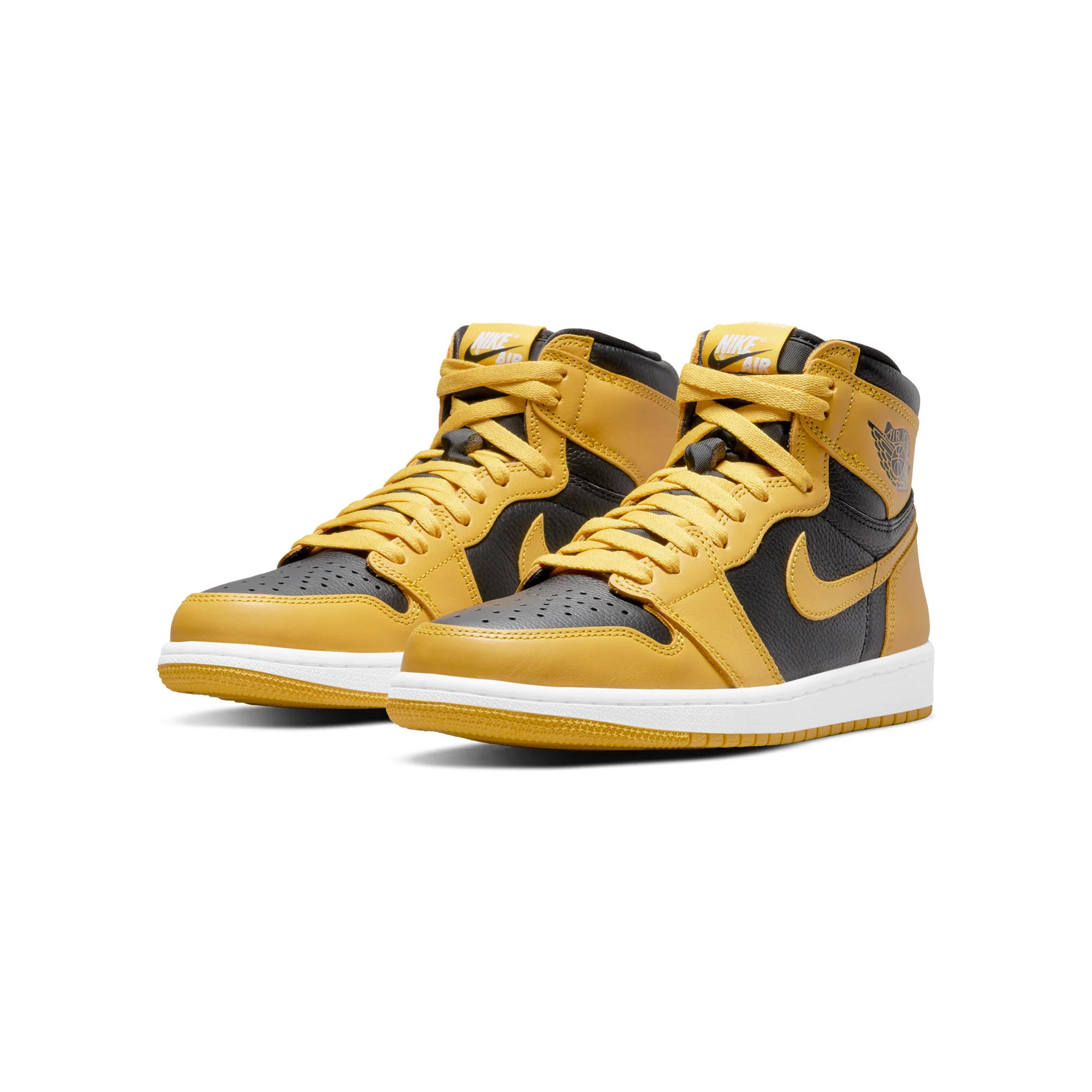 Air Jordan Mens 1 Retro High OG Pollen Shoes - Image 2