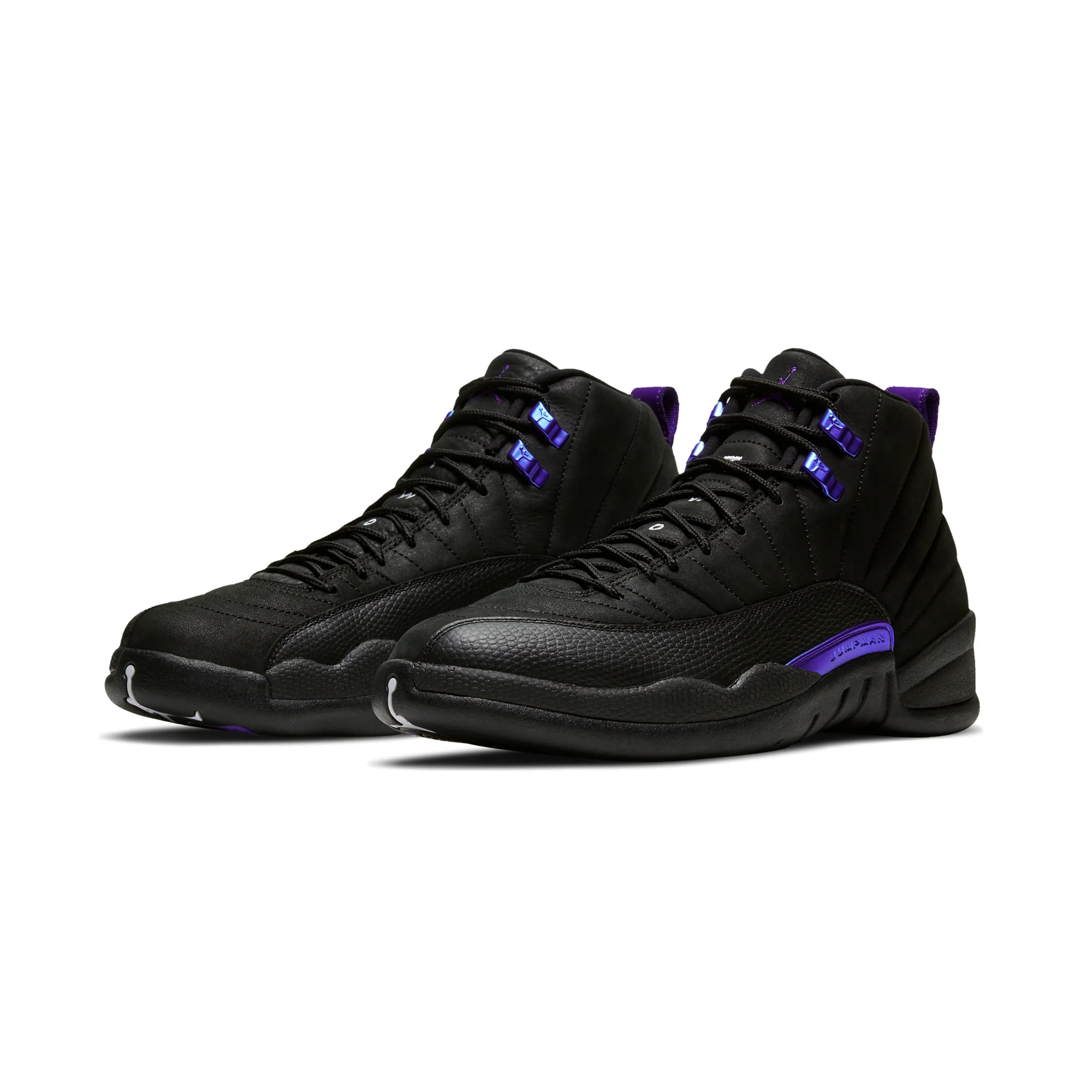 Air Jordan Mens 12 Retro Black Concord Shoes - Image 2