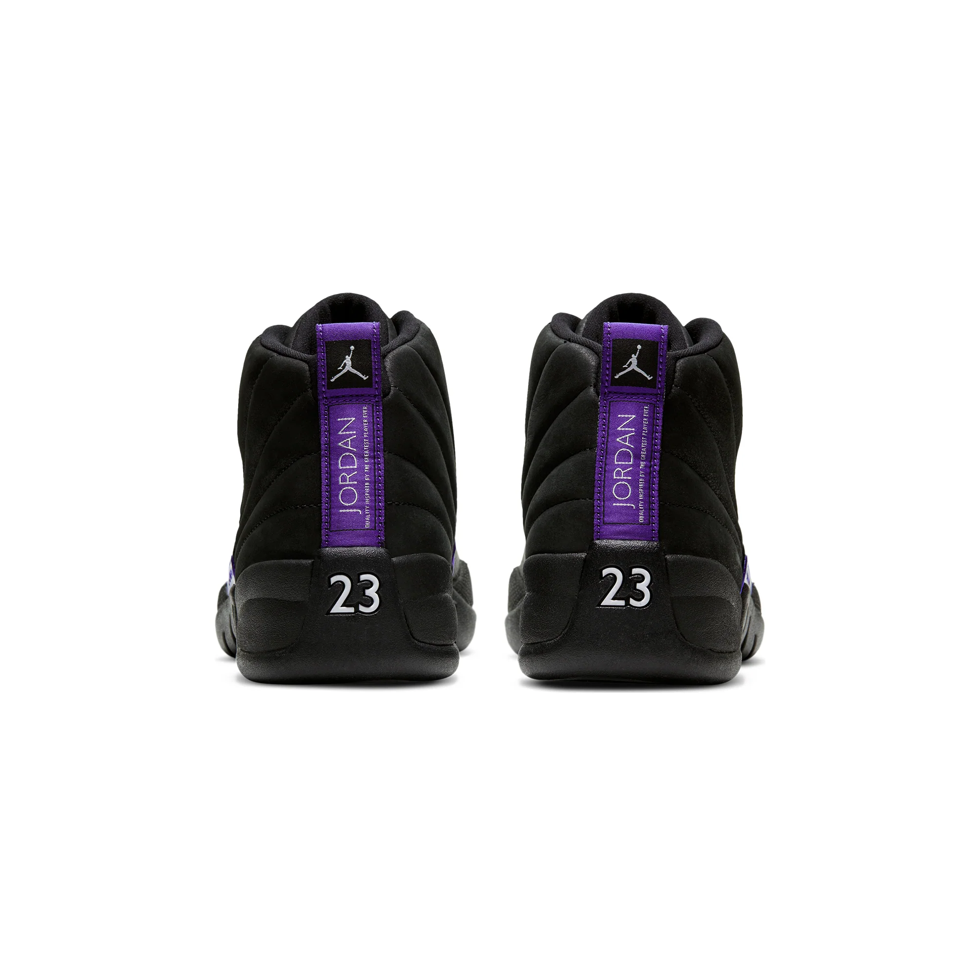 Air Jordan Mens 12 Retro Black Concord Shoes - Image 3
