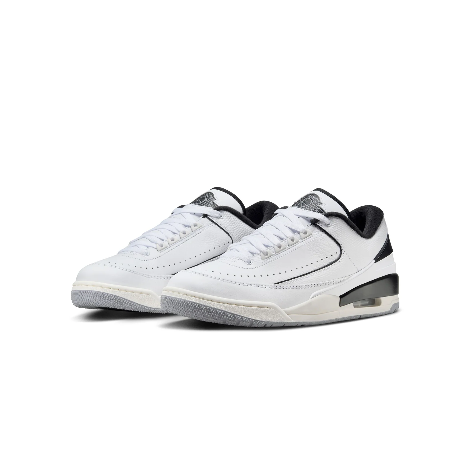 Air Jordan Mens 2/3 "White Black" Shoes - Image 2