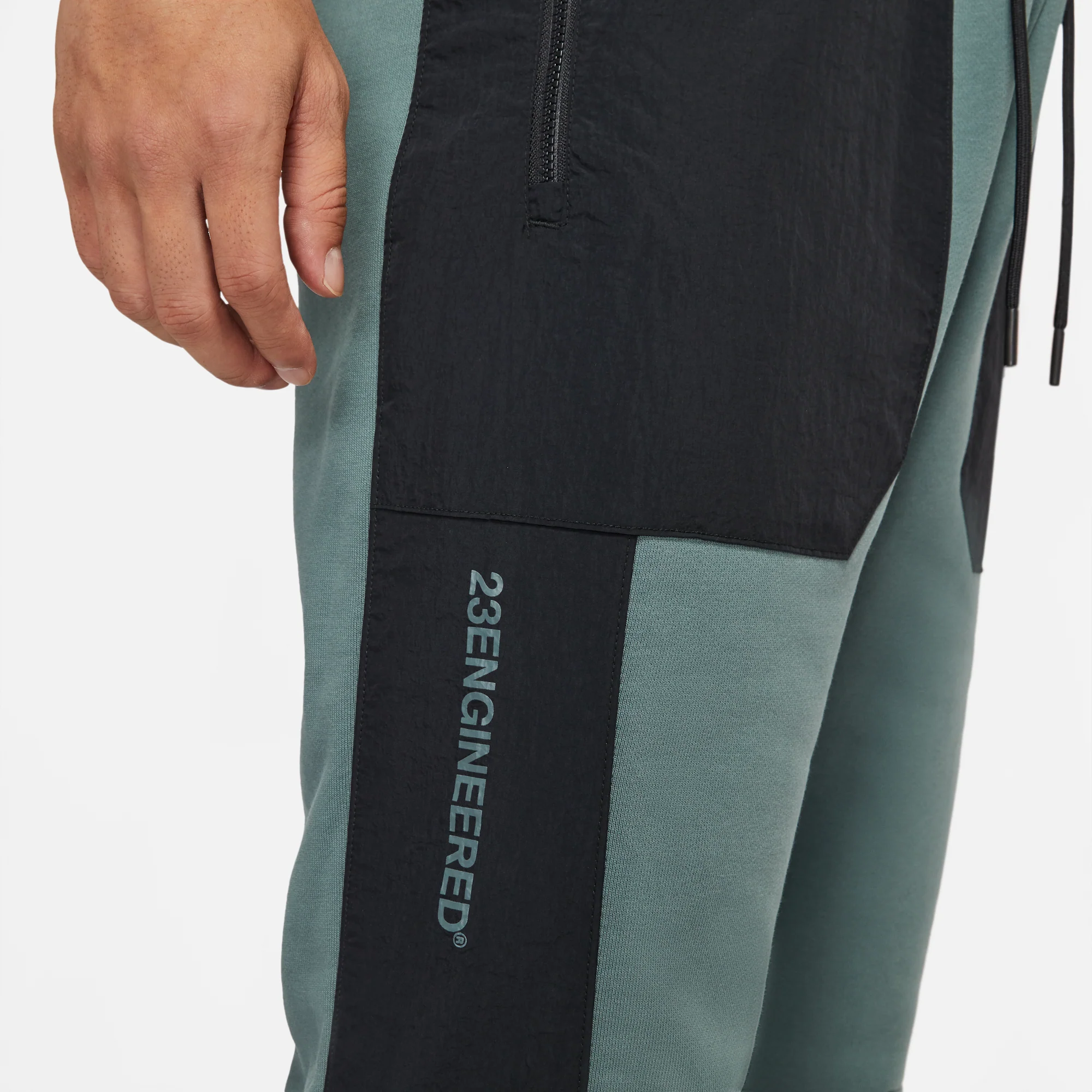 Air Jordan Mens 23 Engineered Fleece Pants 'Hasta' - Image 5