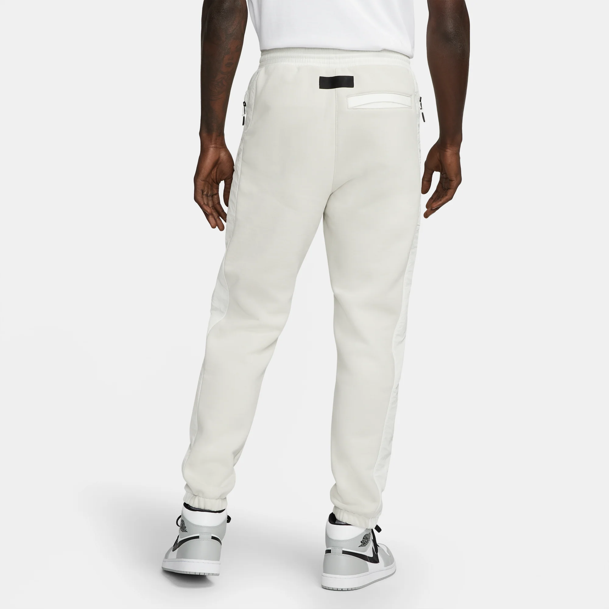 Air Jordan Mens 23 Engineered Fleece Pants 'Light Bone' - Image 3