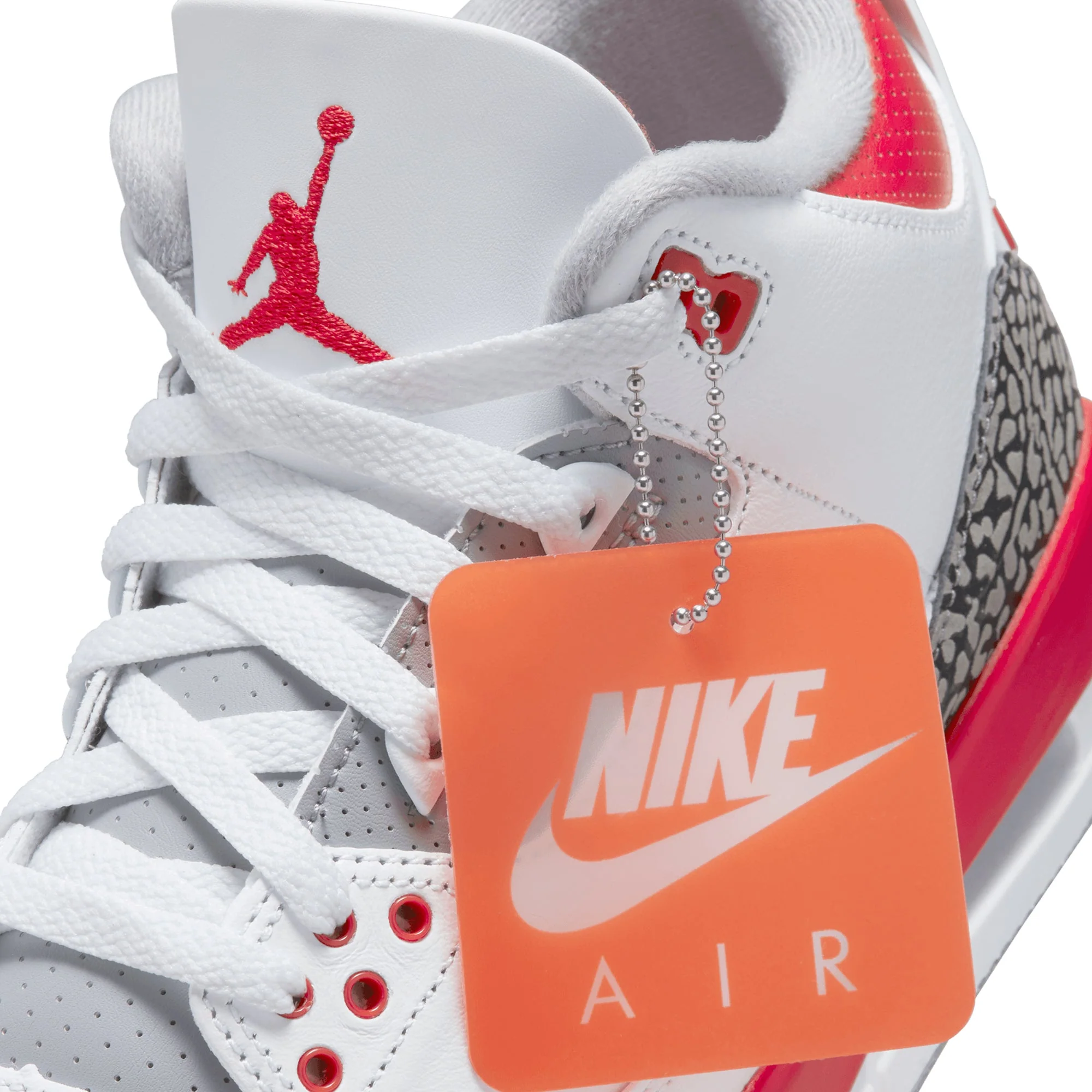 Air Jordan Mens 3 Retro Shoes - Image 4