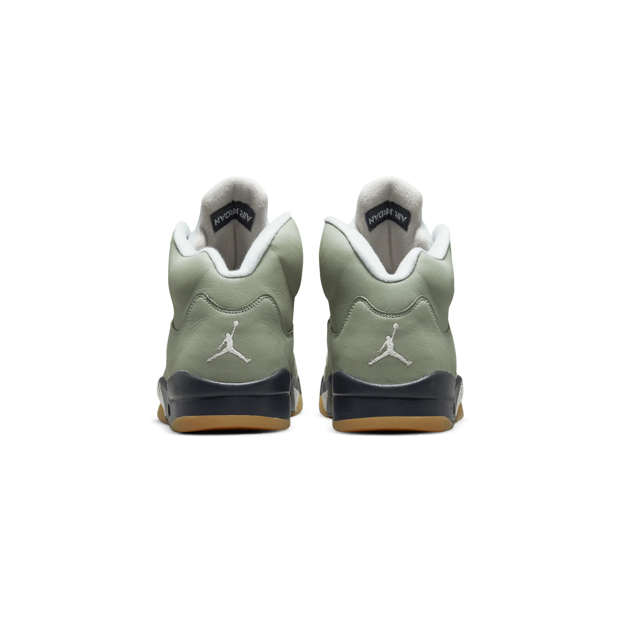 Air Jordan Mens 5 Retro Shoes 'Jade Horizon/Desert Sand' - Image 3