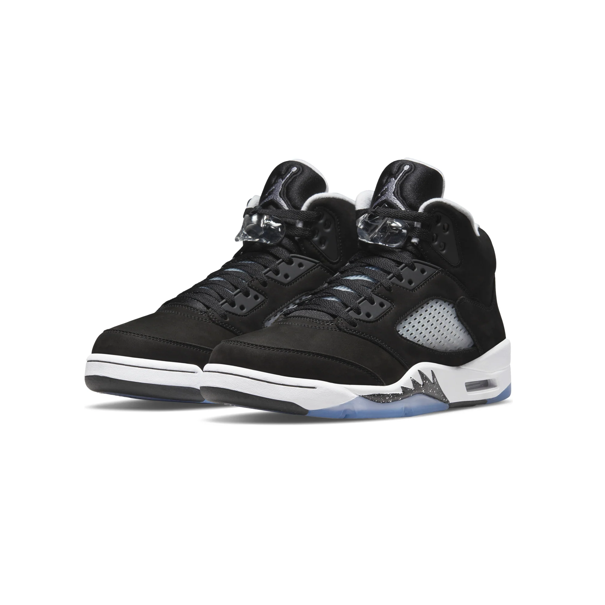 Air Jordan Mens 5 Retro Shoes Black/Cool Grey - Image 2
