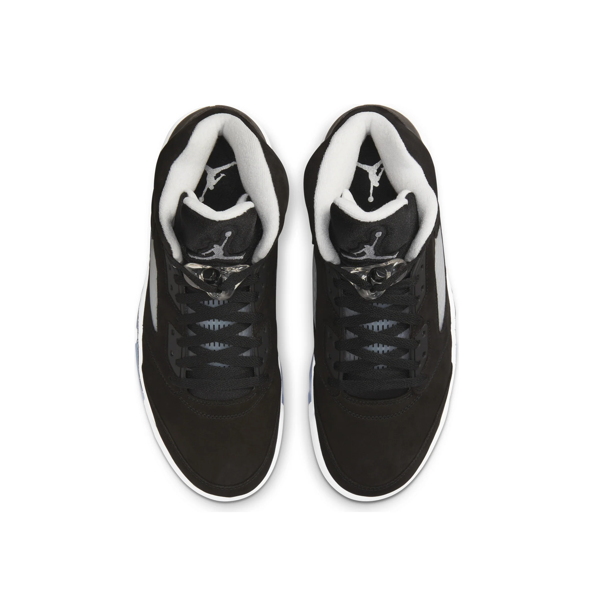 Air Jordan Mens 5 Retro Shoes Black/Cool Grey - Image 4