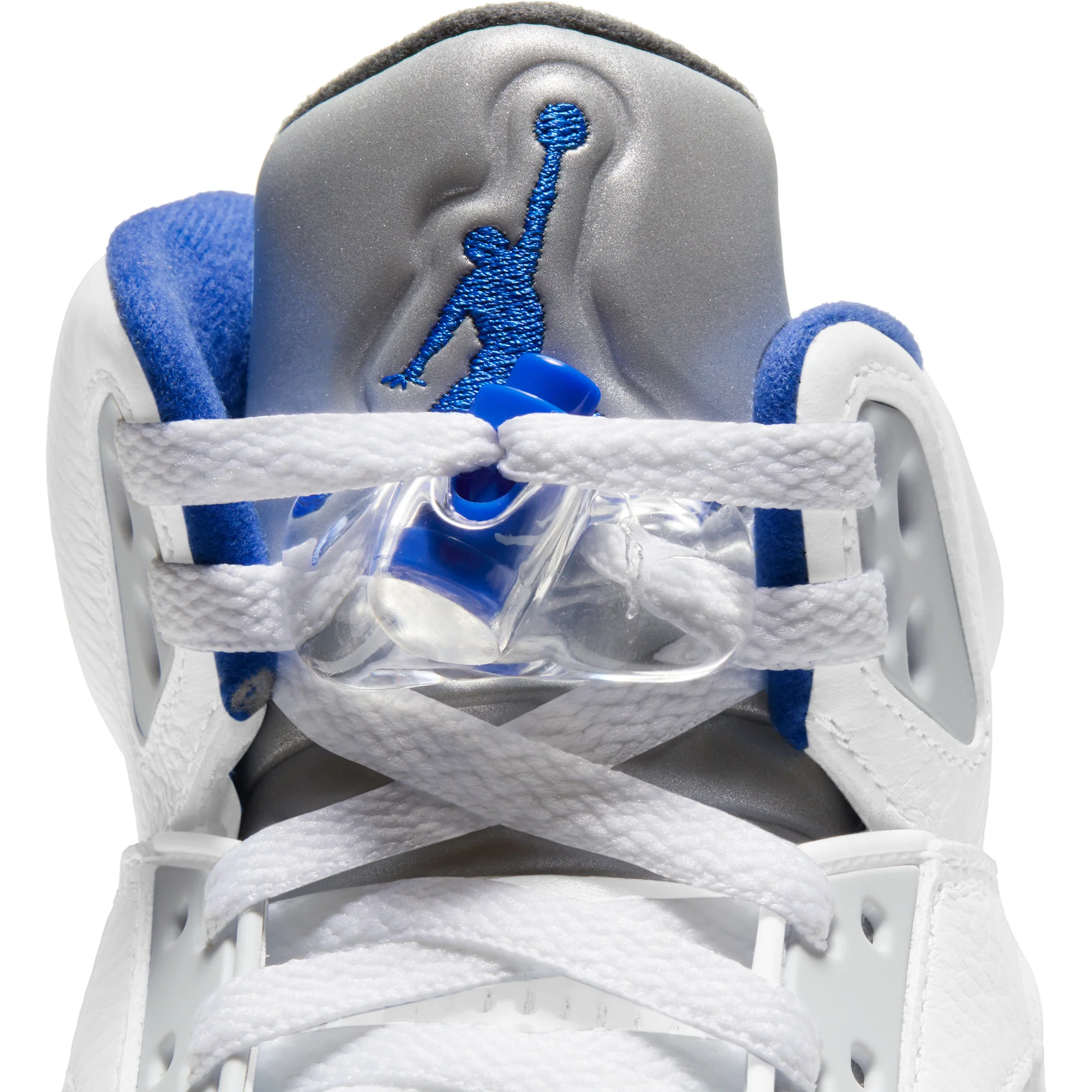 Air Jordan Mens 5 Retro Stealth Shoes - Image 4