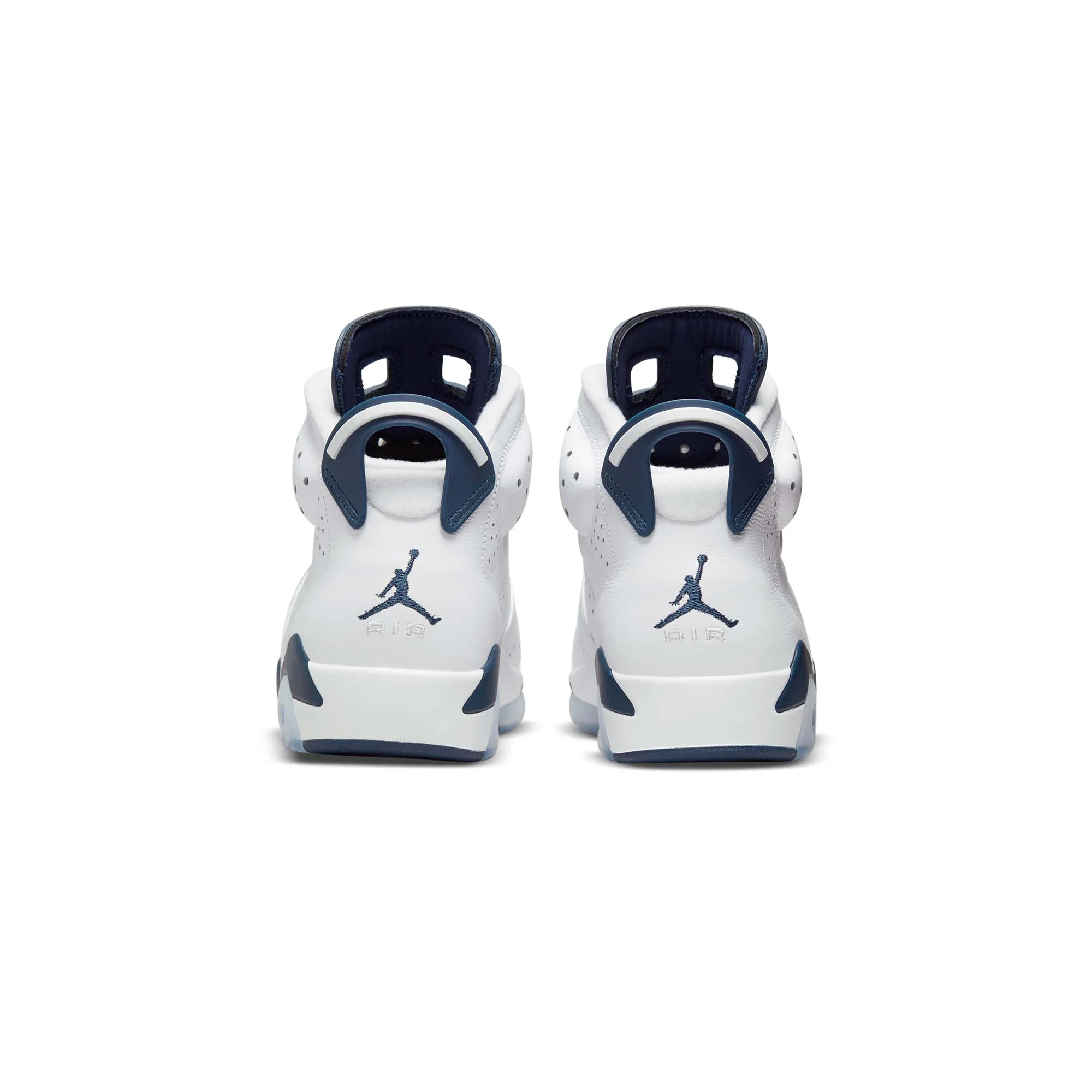 Air Jordan 6 Mens Retro Shoe 'White/Midnight Navy' - Image 3