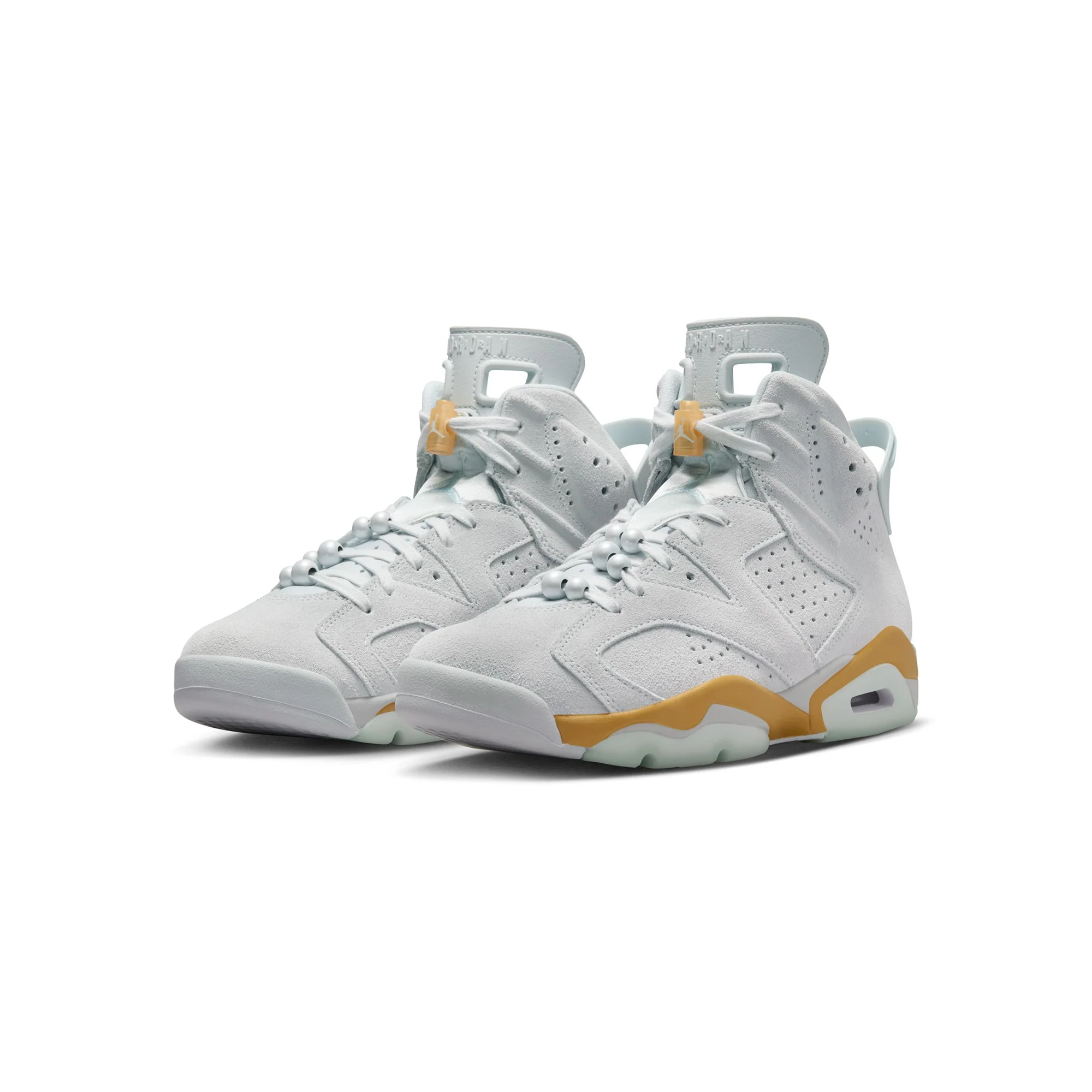 Air Jordan Womens 6 Retro "Pearl" Shoes - Image 2