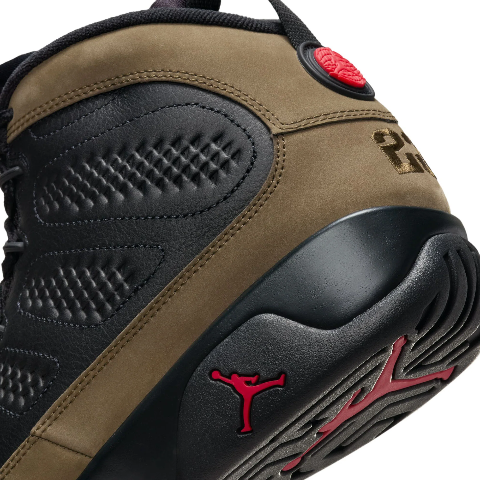 Air Jordan 9 Mens Retro "Olive" Shoes - Image 4