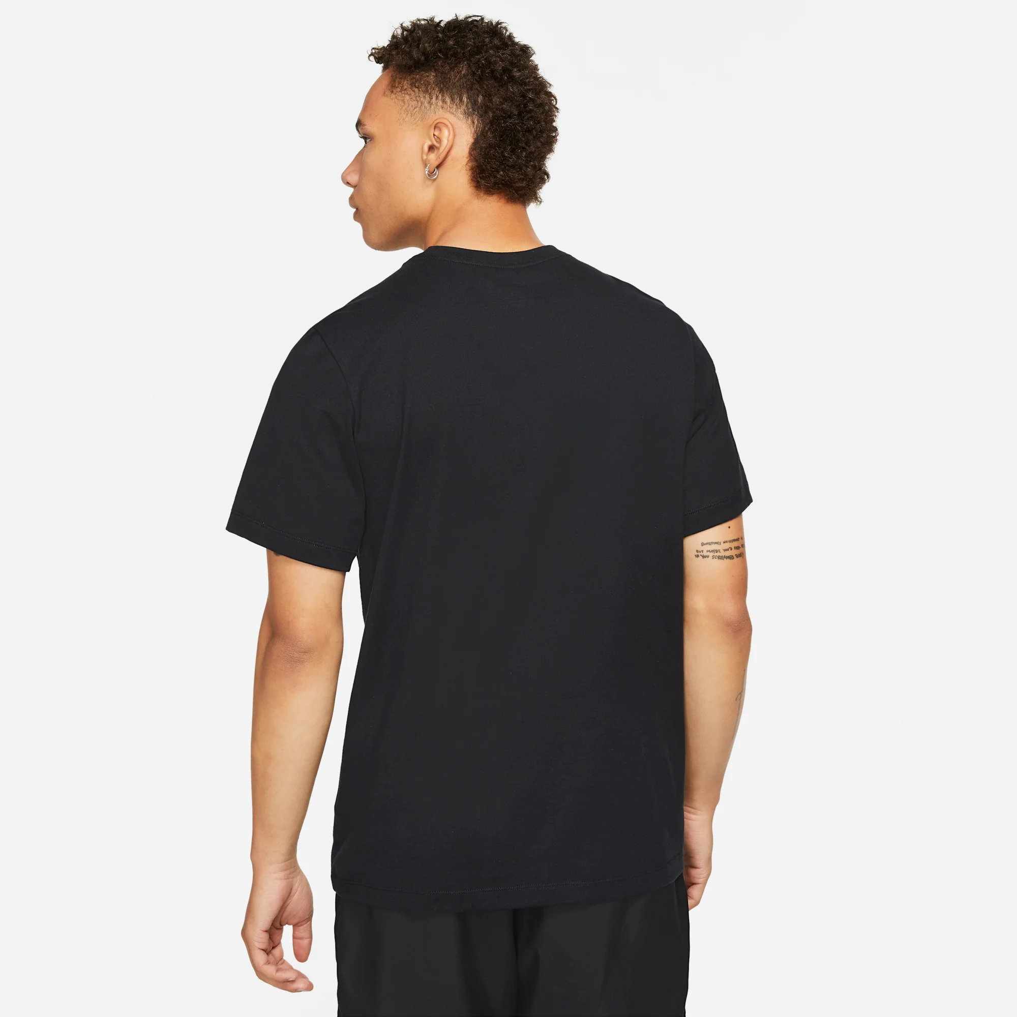 Air Jordan Mens Air Photo T-Shirt 'Black' - Image 3