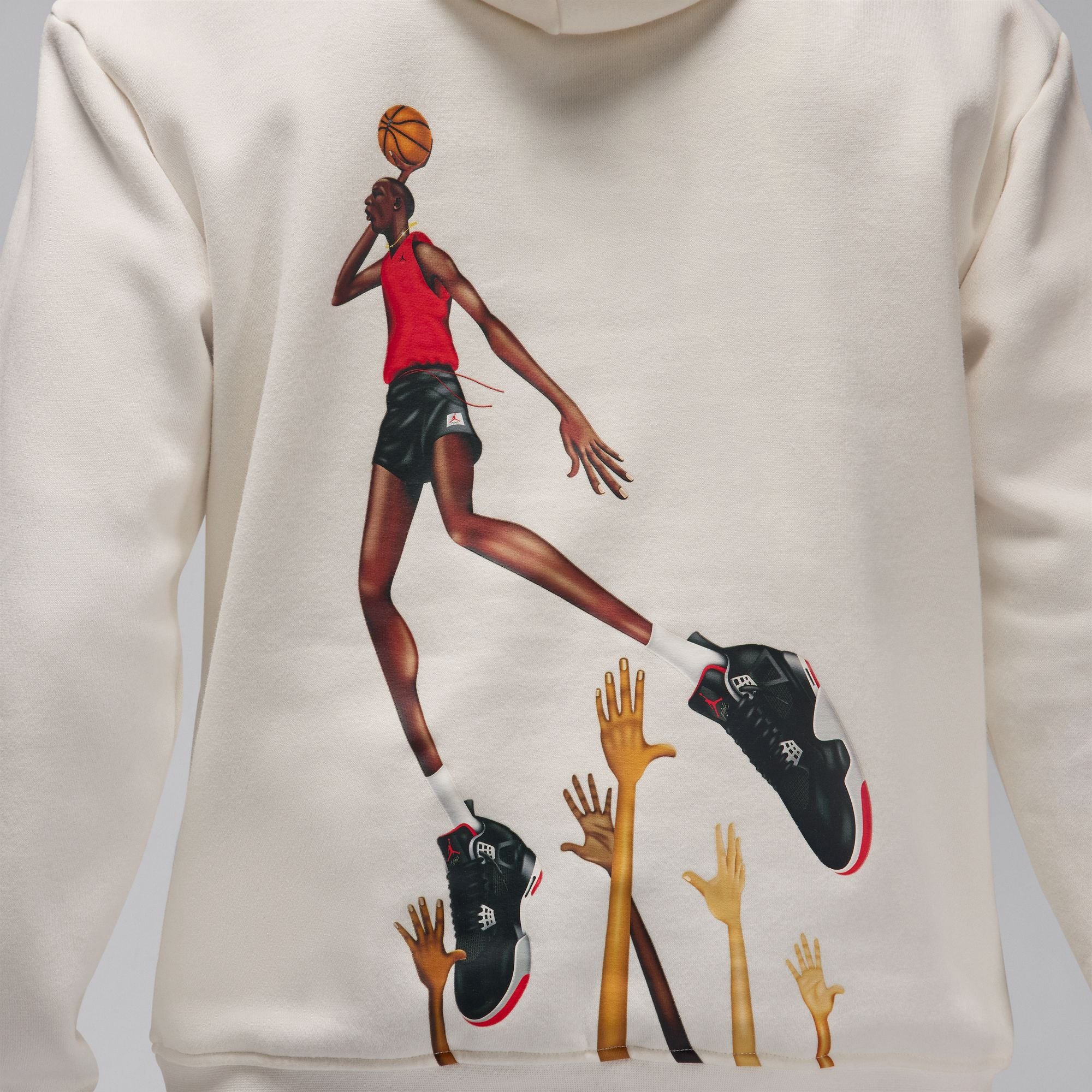 Air Jordan Mens Art Fleece Hoodie - Image 4