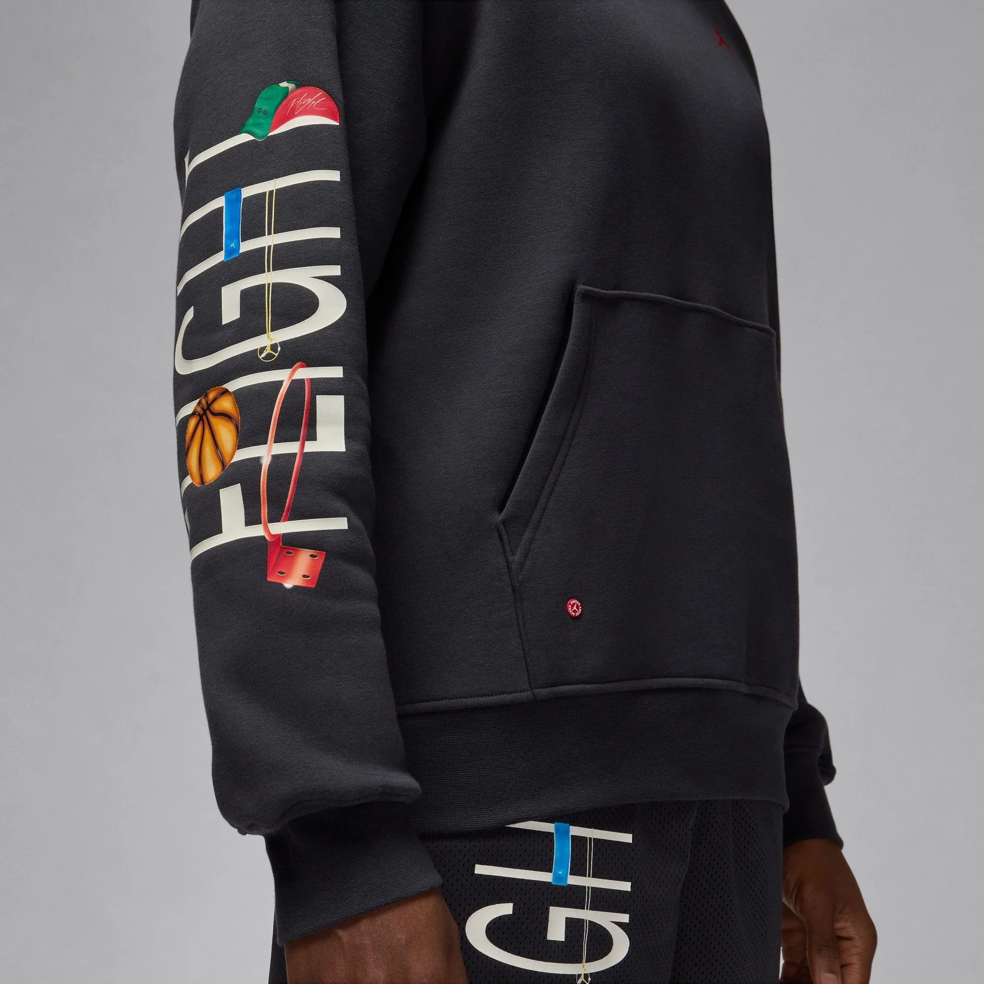 Air Jordan Mens Art Fleece Hoodie - Image 4