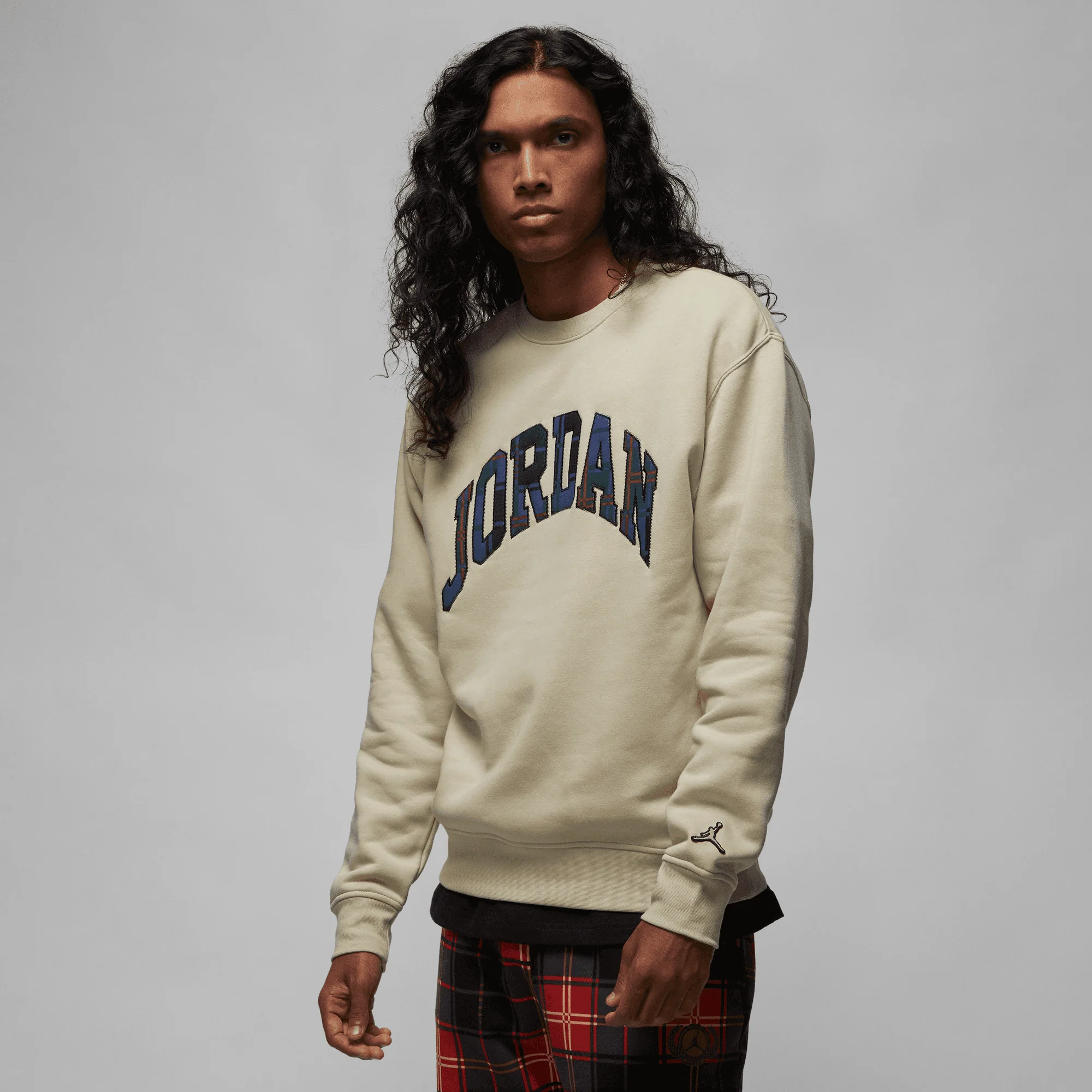 Air Jordan Mens Essential Holiday Fleece Crew - Image 2