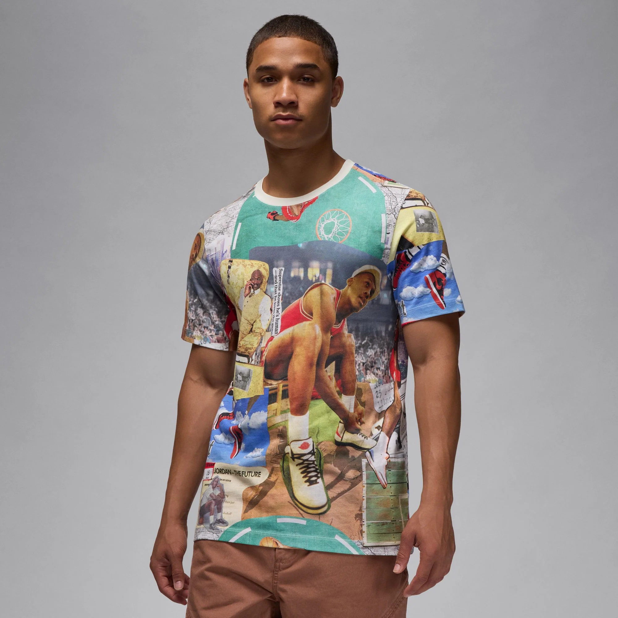 Air Jordan Mens Essentials Printed Tee - Image 4