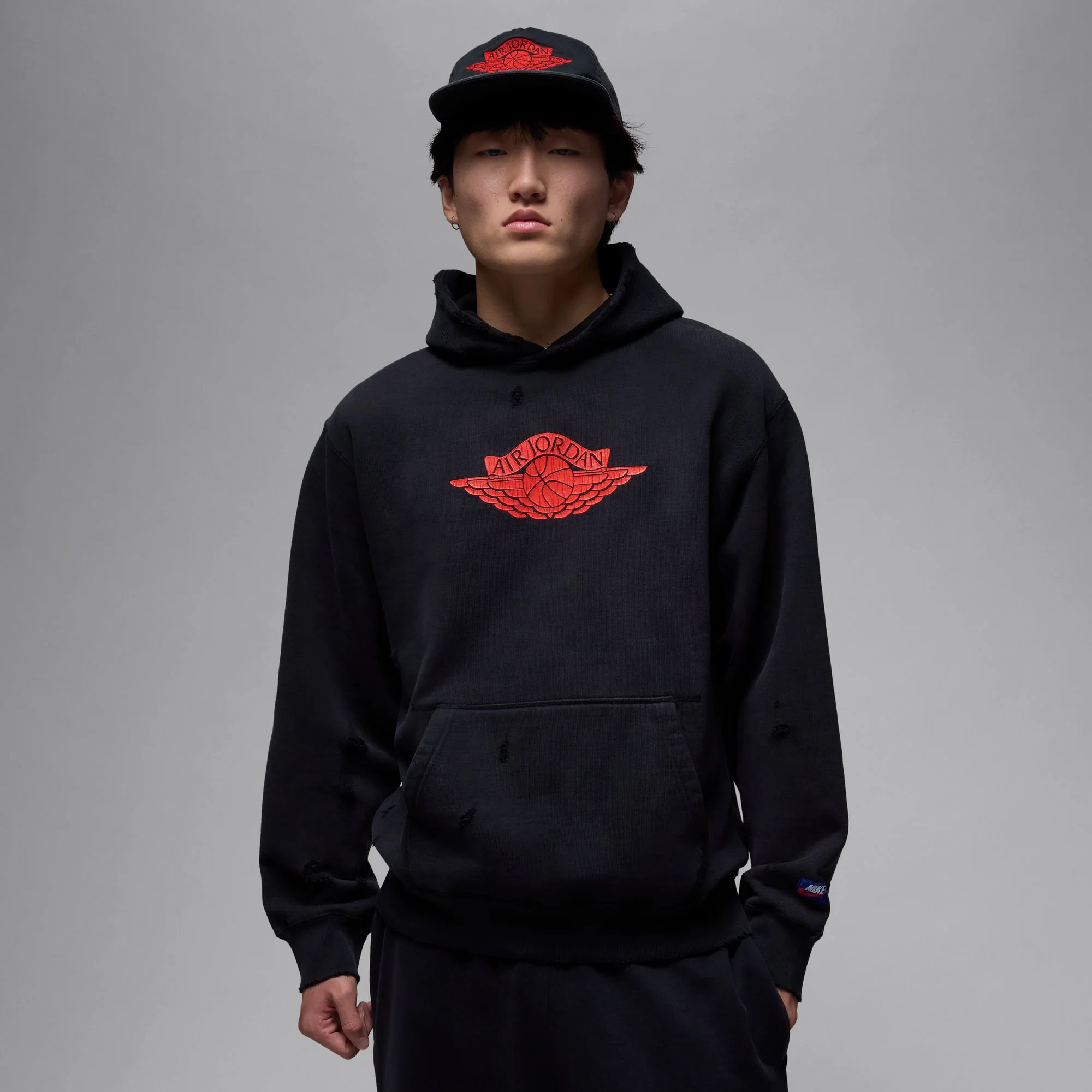 Air Jordan Mens Fleece Pullover Hoodie - Image 2