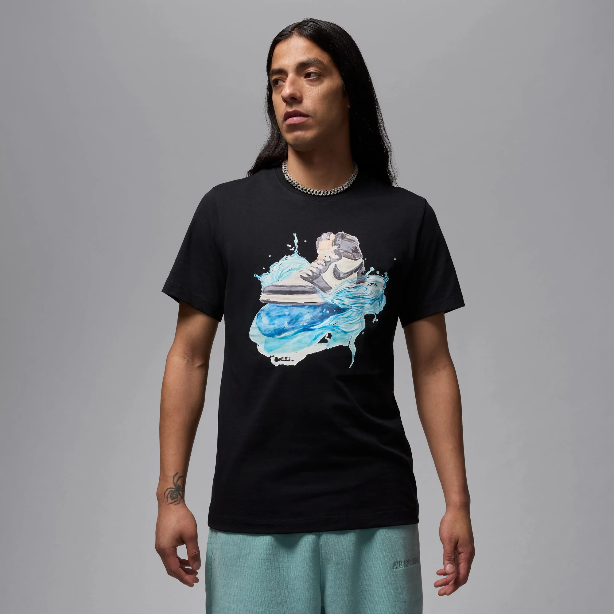 Air Jordan Mens Flight Essentials Short Sleeve Tee - Image 2