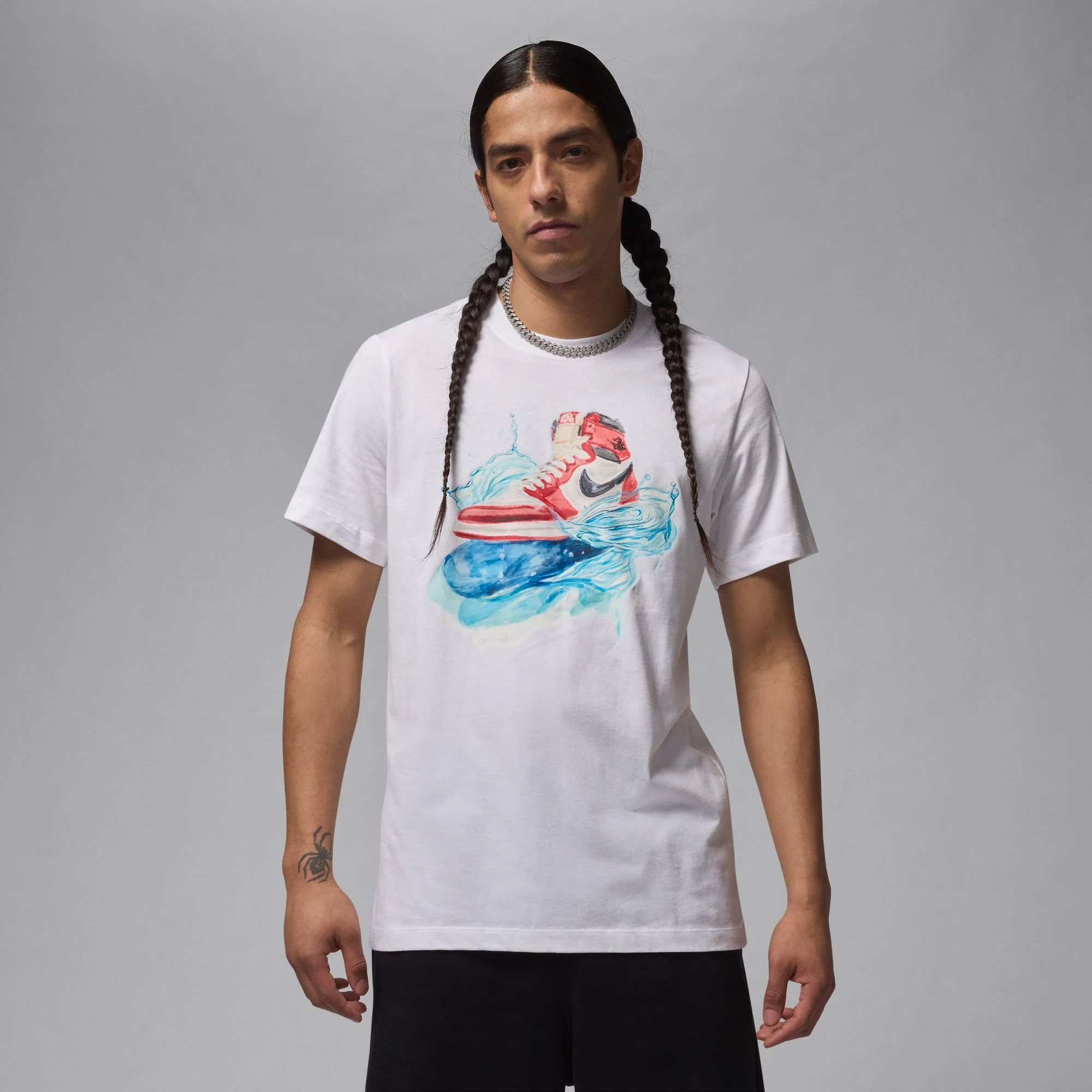 Air Jordan Mens Flight Essentials Short Sleeve Tee - Image 2